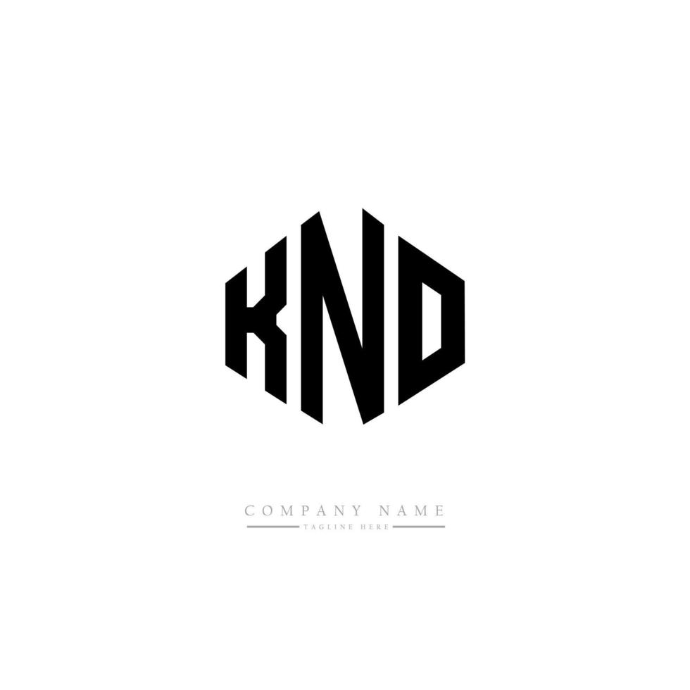 KNO letter logo design with polygon shape. KNO polygon and cube shape logo design. KNO hexagon vector logo template white and black colors. KNO monogram, business and real estate logo.