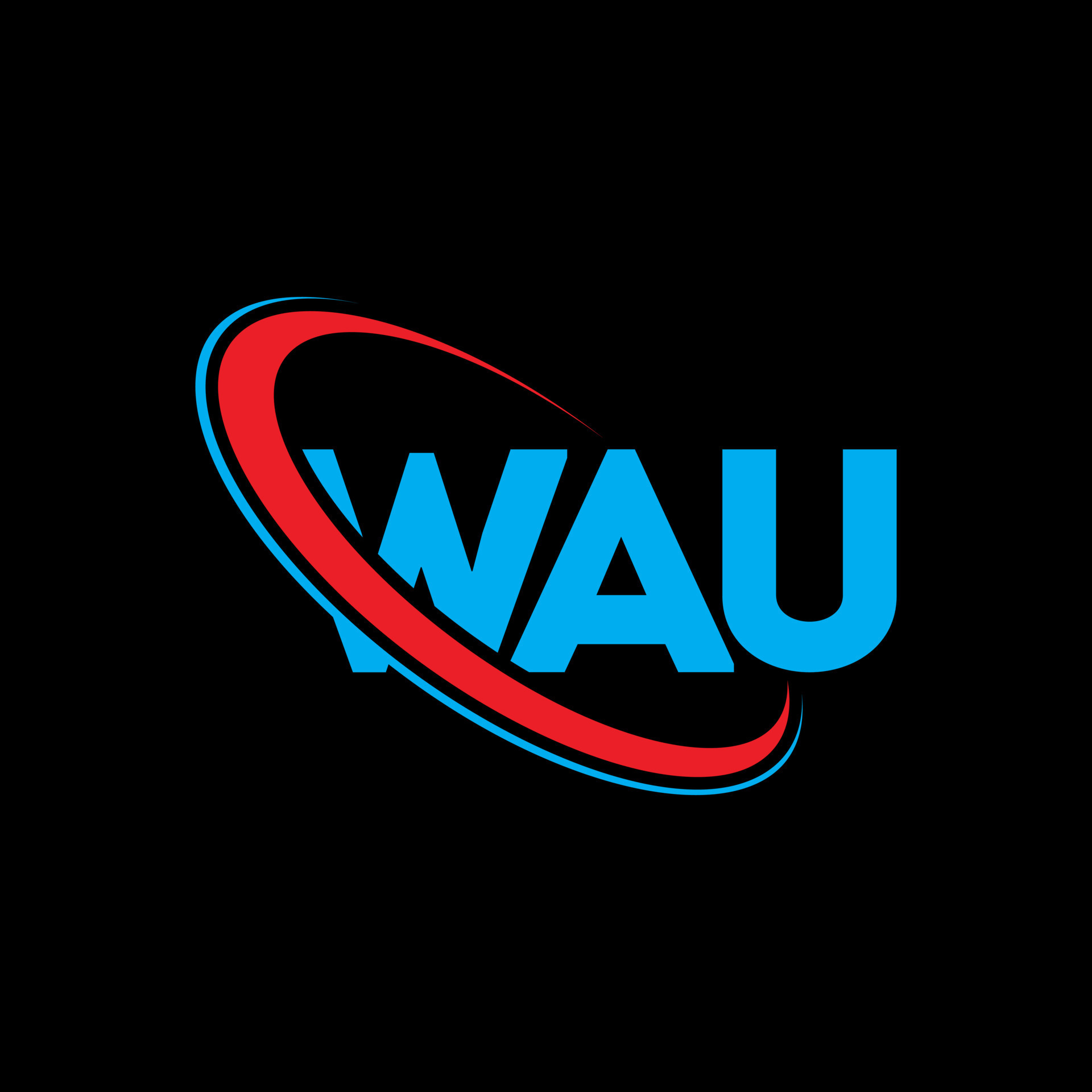 WAU logo. WAU let… vecteezy.com