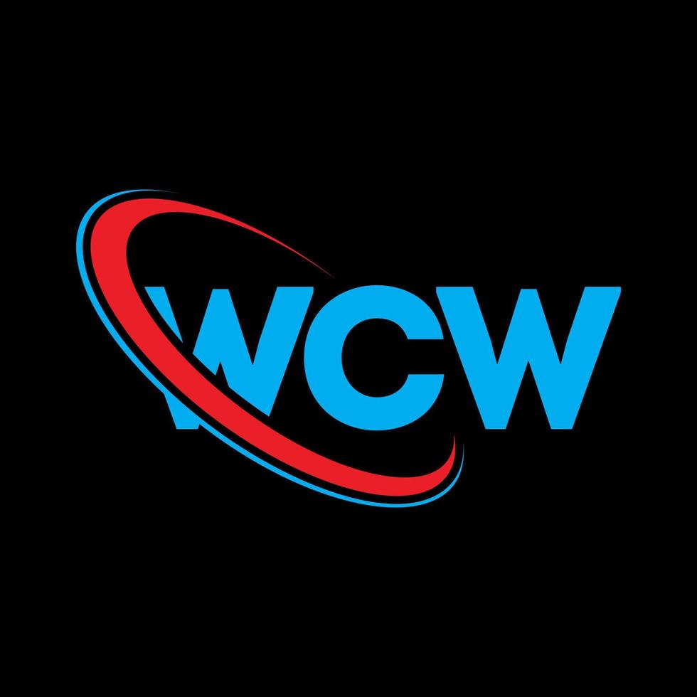 WCW logo. WCW letter. WCW letter logo design. Initials WCW logo linked with circle and uppercase monogram logo. WCW typography for technology, business and real estate brand. vector