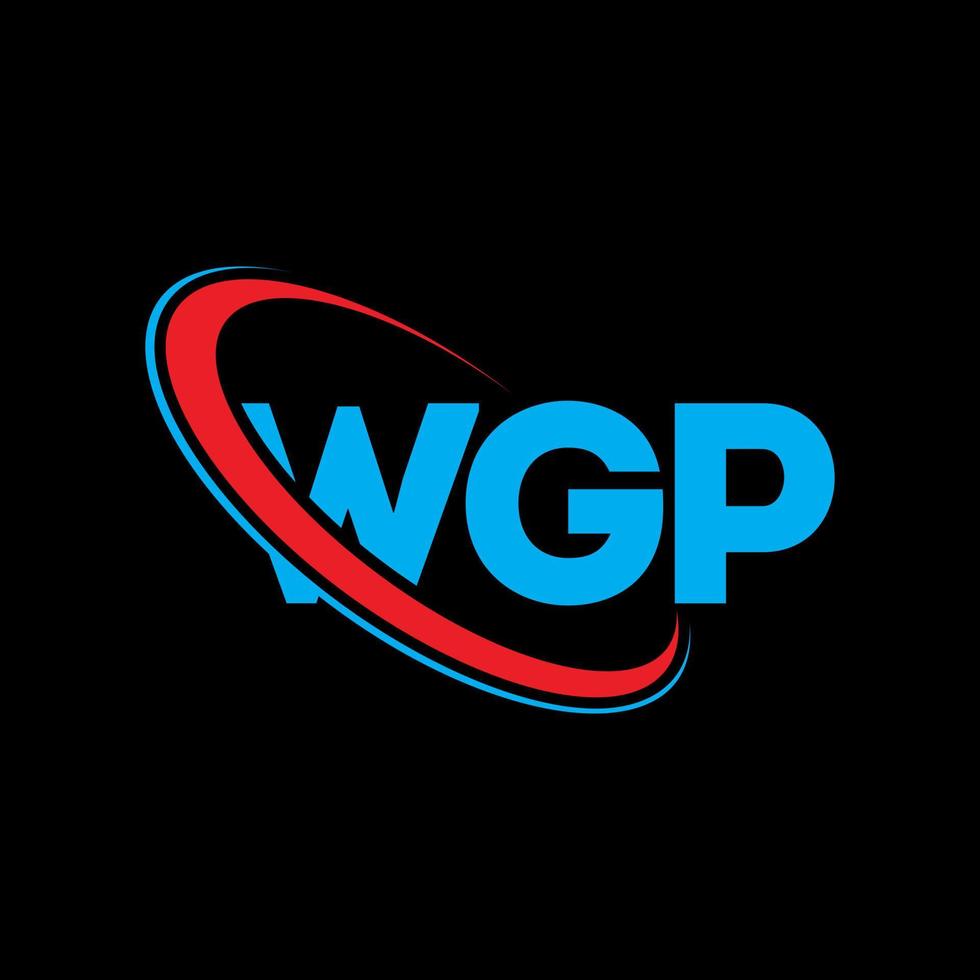 logotipo de wgp. carta wgp. diseño del logotipo de la letra wgp