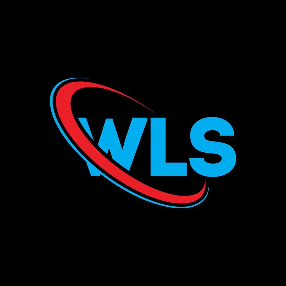 logotipo de wls. letra wls. diseño del logotipo de la letra wls. logotipo de iniciales wls vinculado con círculo y logotipo de monograma en mayúsculas. tipografía wls para tecnología, negocios y marca inmobiliaria. vector