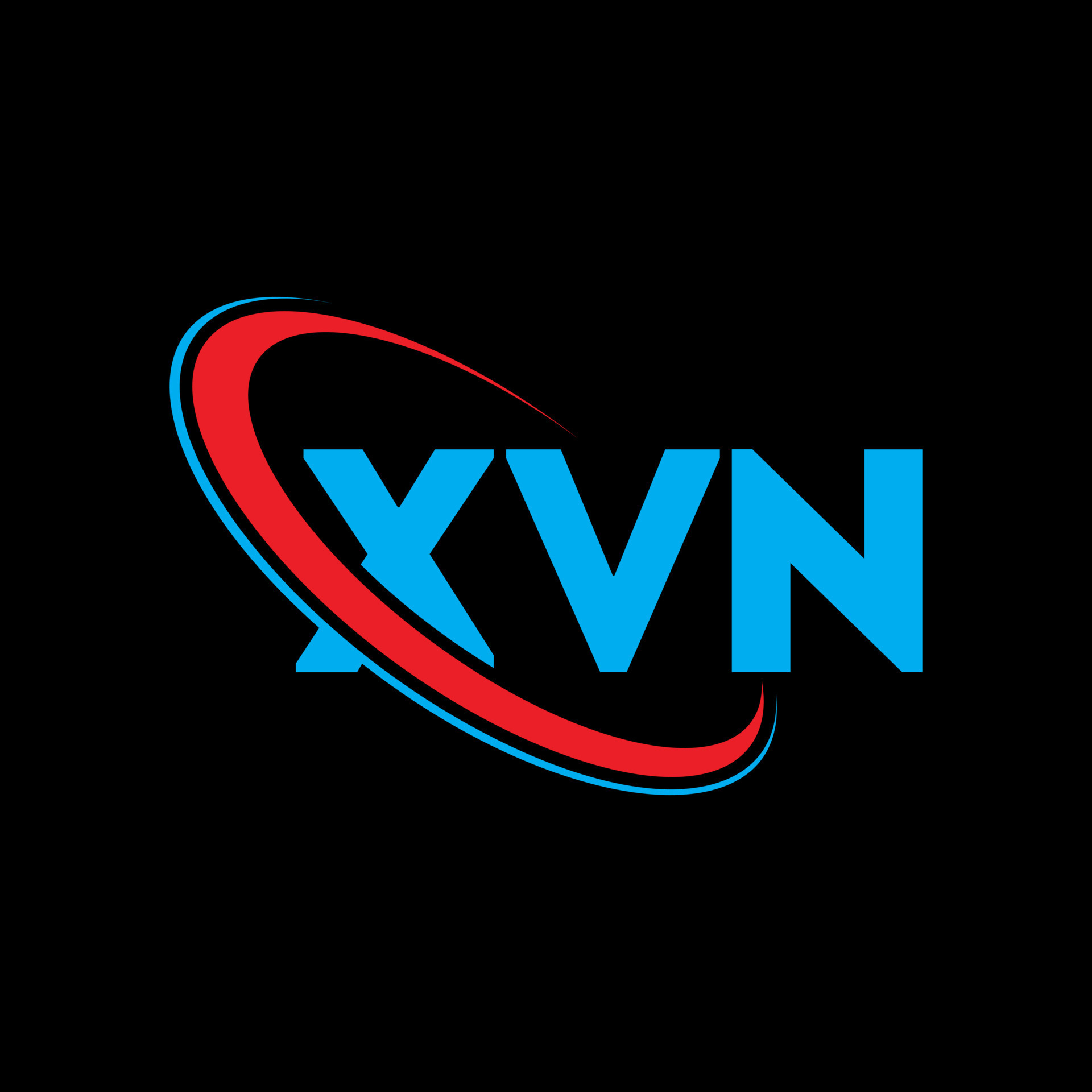logotipo xvn. xv carta. diseño del logotipo de la letra xvn. logotipo