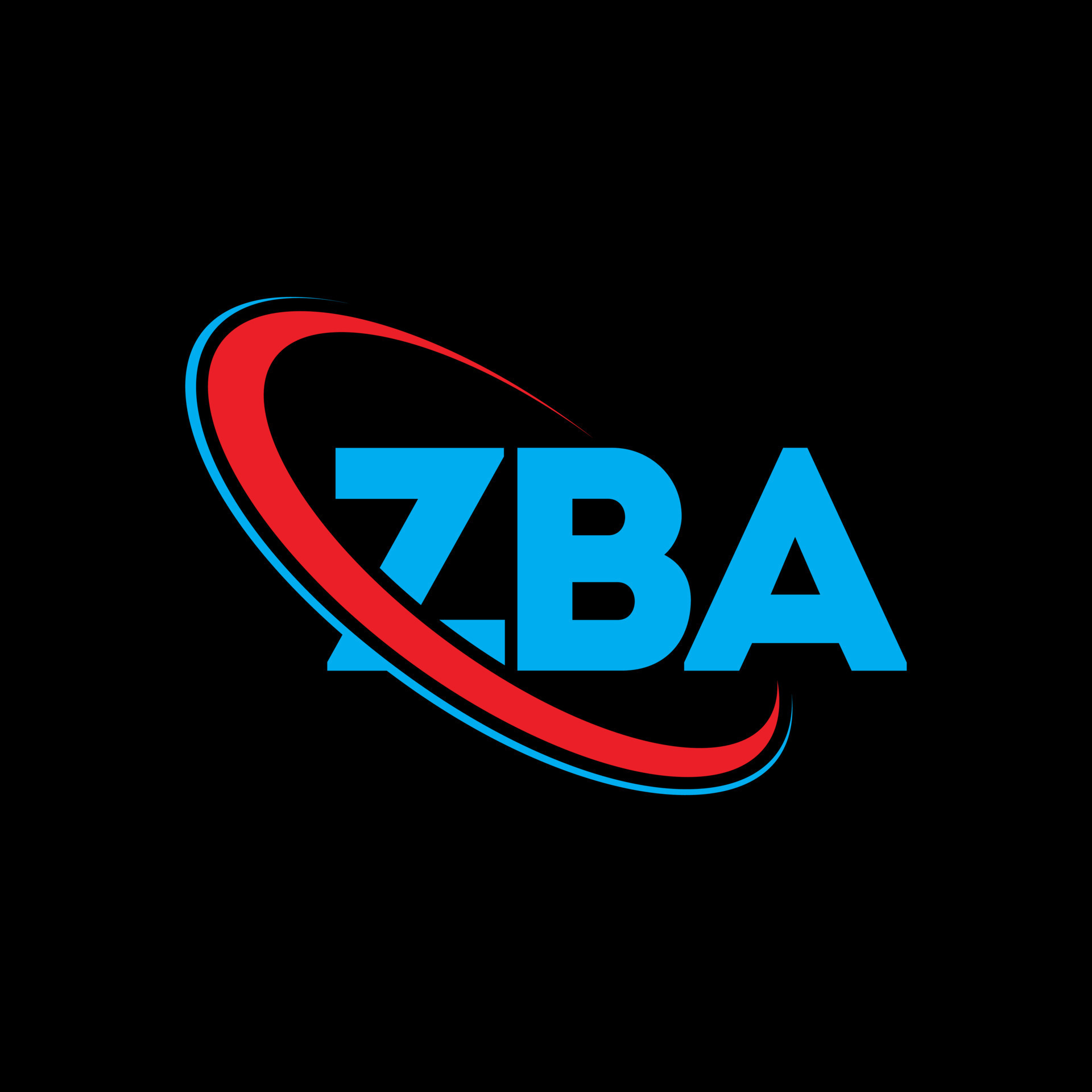 logotipo de zaba. letra zaba. diseño del logotipo de la letra zba
