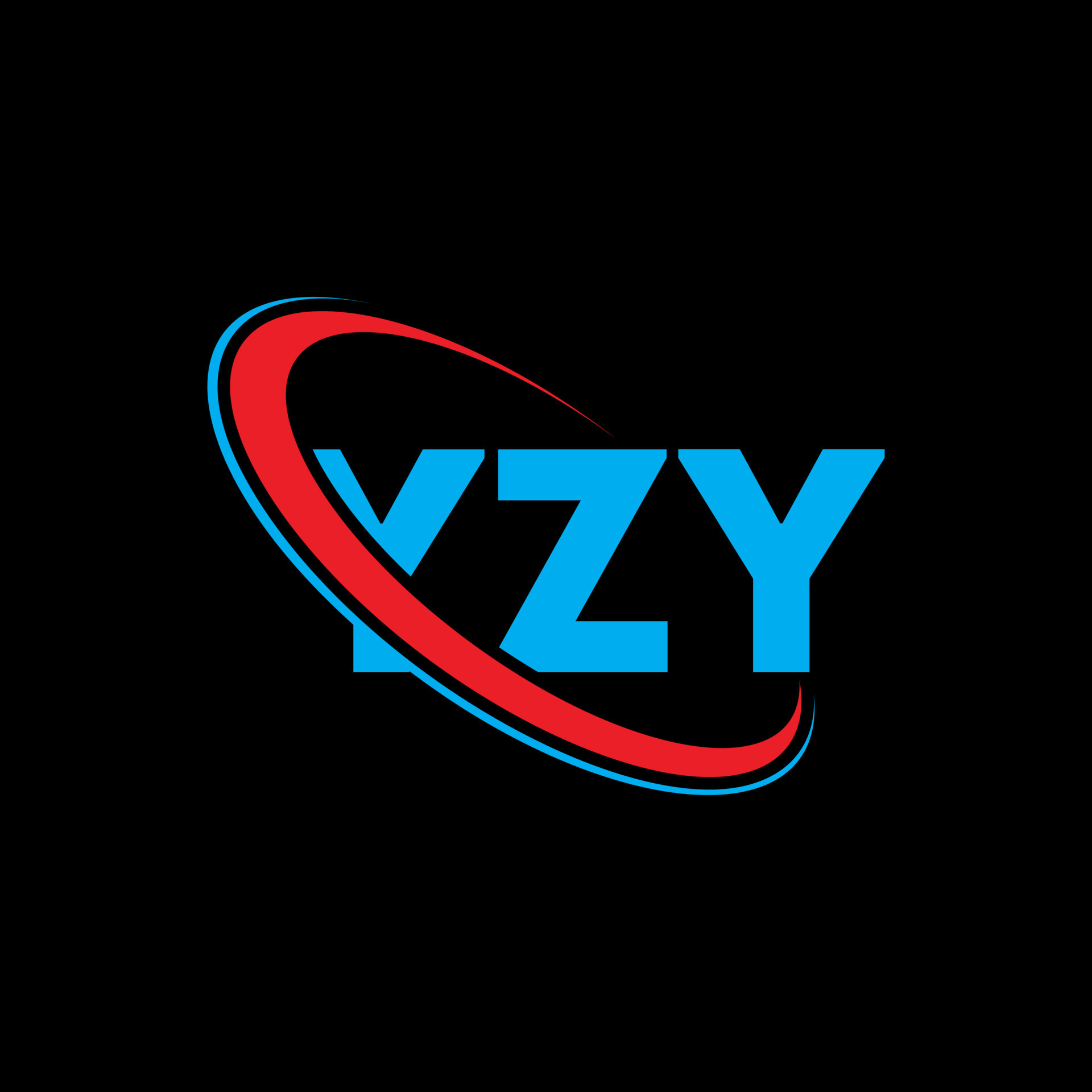 YZY logo. YZY letter. YZY letter logo design. Initials YZY logo linked