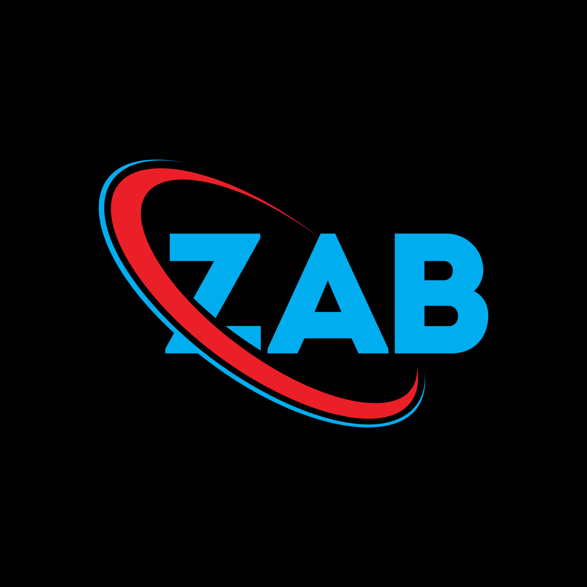 logotipo de zab. letra zab. diseño del logotipo de la letra zab
