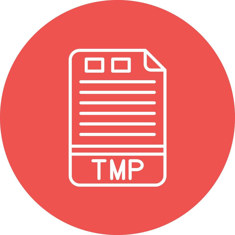 TMP Line Circle Background Icon vector