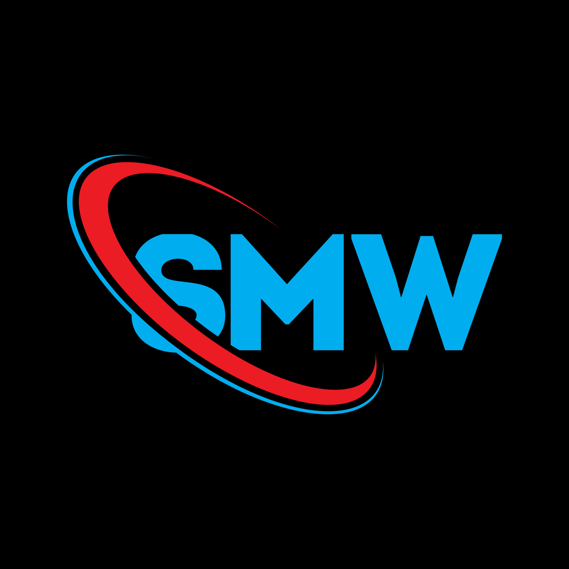 logotipo de SMW. letra smw. diseño de logotipo de letra smw. logotipo