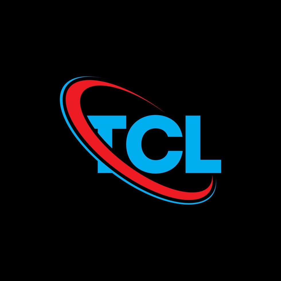 TCL logo. TCL letter. TCL letter logo design. Initials TCL logo linked with circle and uppercase monogram logo. TCL typography for technology, business and real estate brand. vector