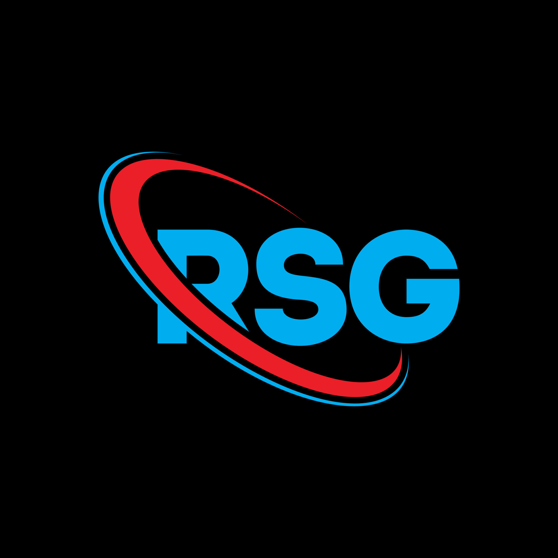 logotipo de RSG. carta rsg. diseño del logotipo de la letra rsg