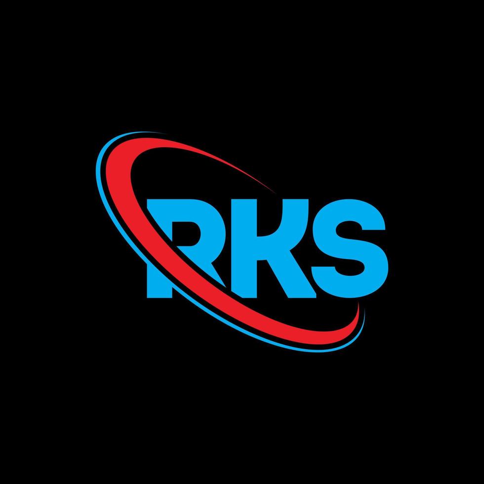 RKS logo. RKS letter. RKS letter logo design. Initials RKS logo linked