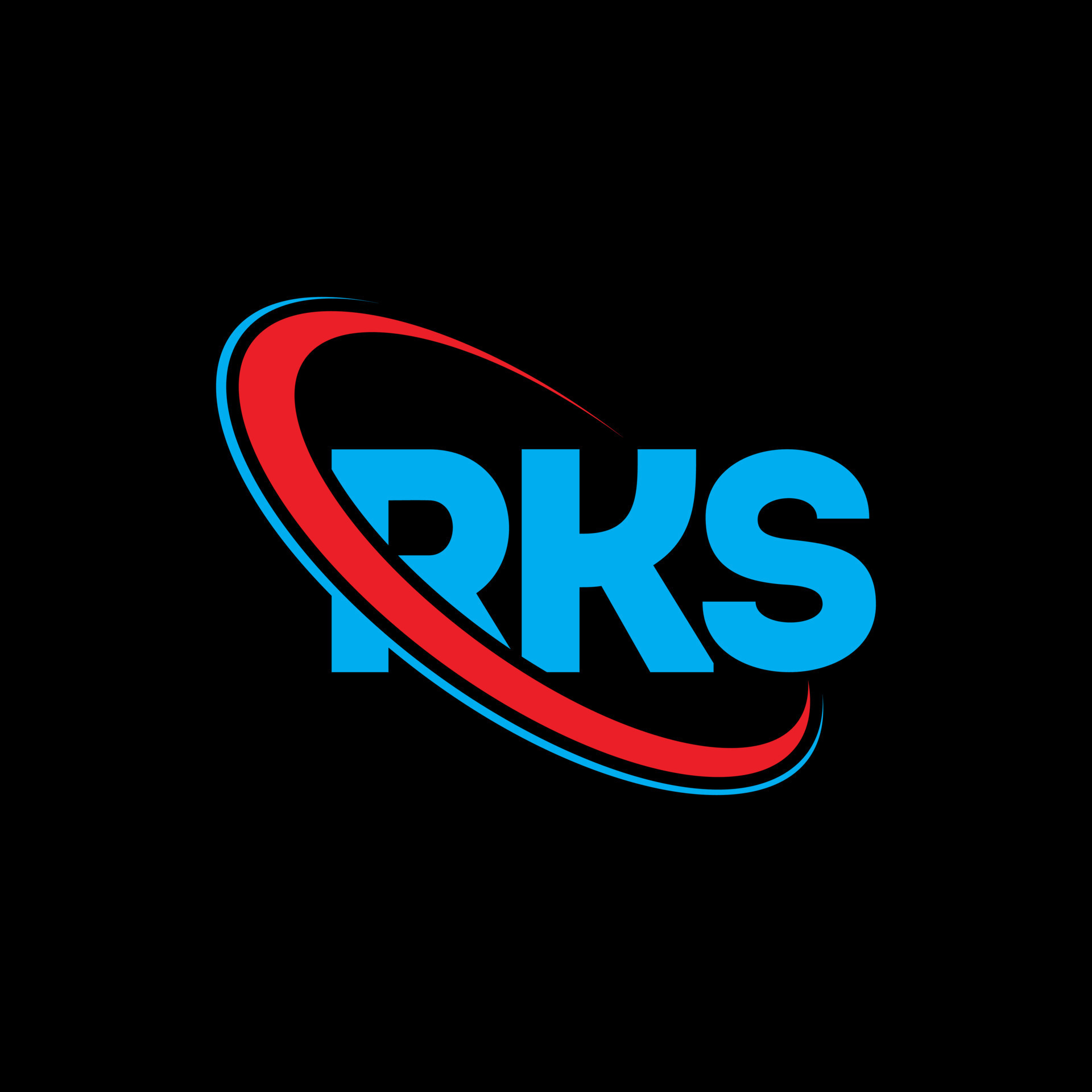 logotipo de rks. letra rks. diseño del logotipo de la letra rks ...