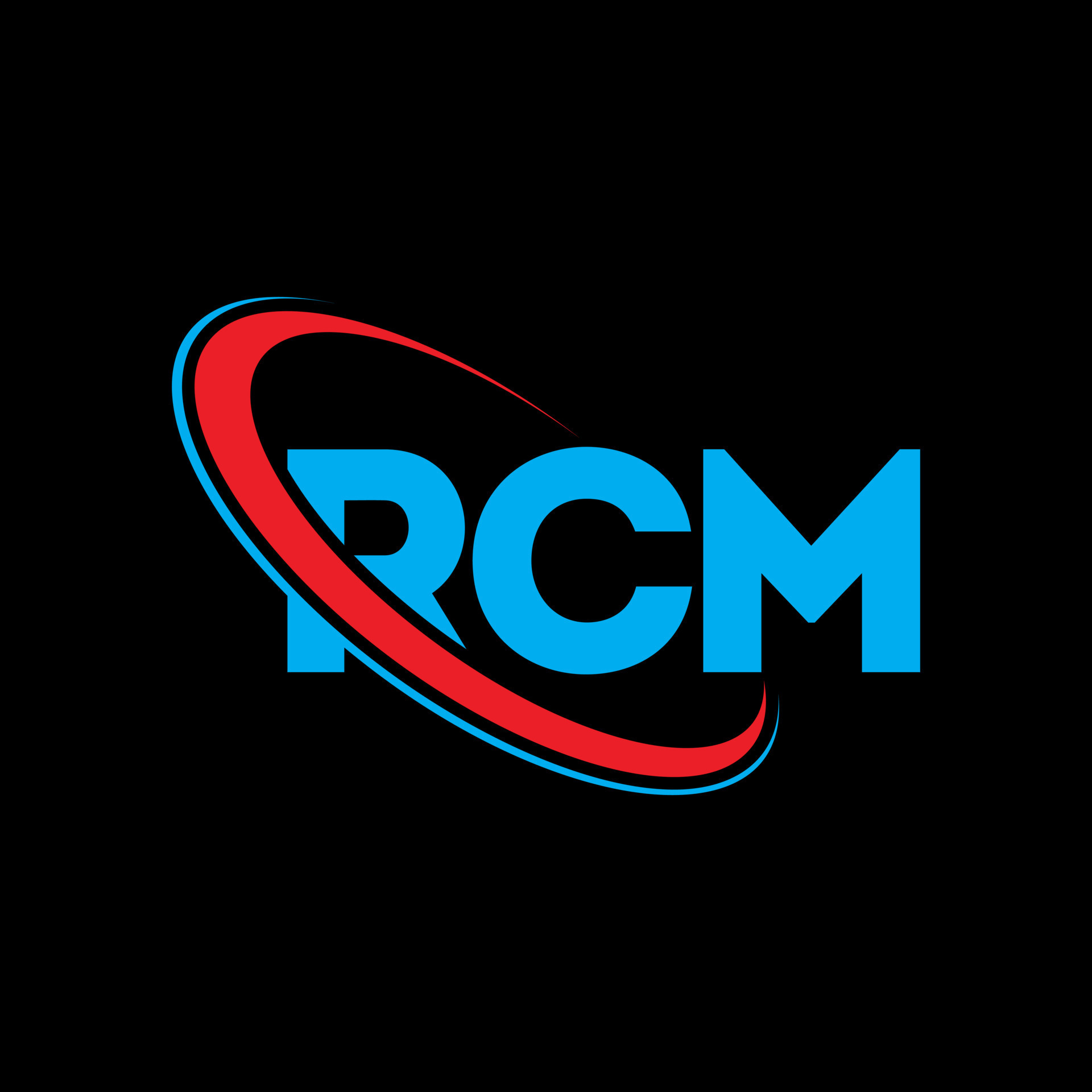 RCM logo. RCM letter. RCM letter logo design. Initials RCM logo