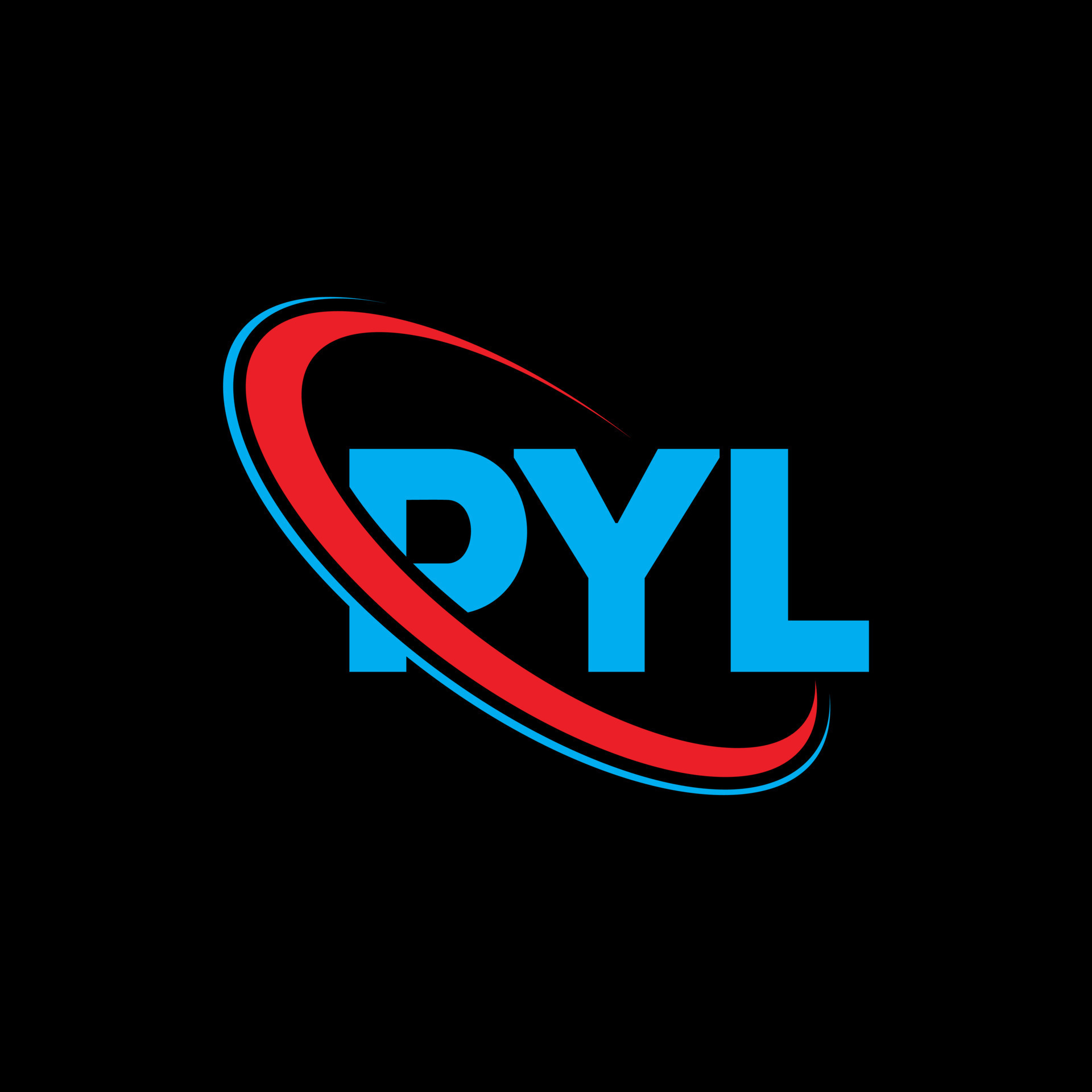 PYL logo. PYL letter. PYL letter logo design. Initials PYL logo linked