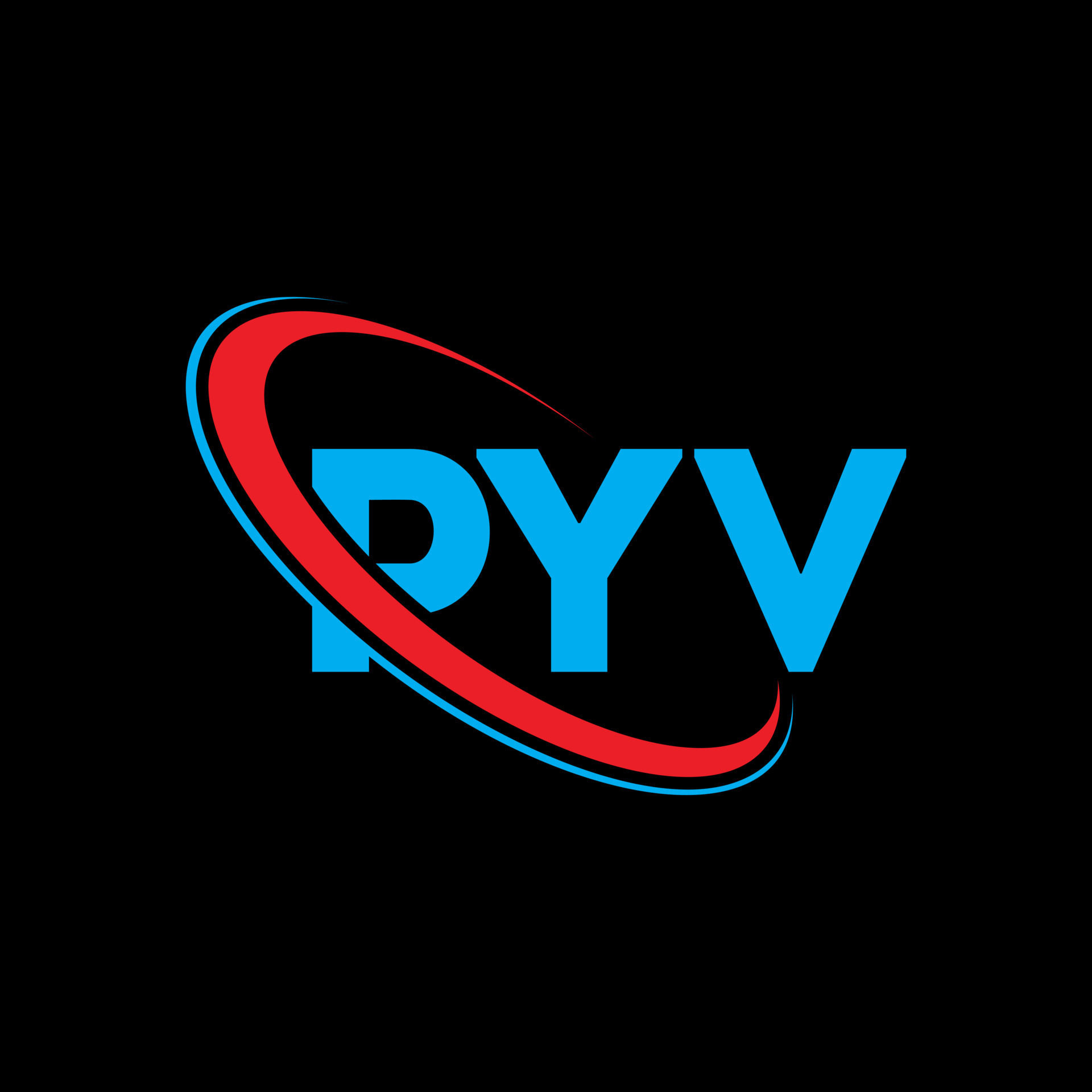 logotipo de pyv letra pyv diseño del logotipo de la letra pyv. logotipo ...