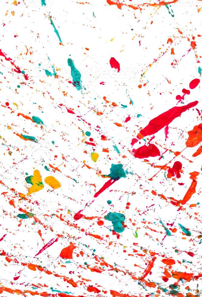 Abstract background and texture colorful of water color splash photo