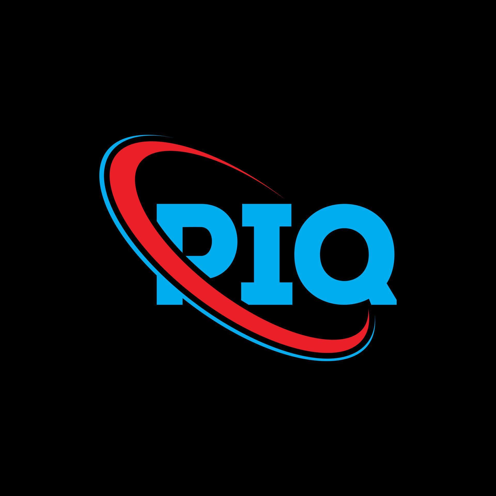 PIQ logo. PIQ letter. PIQ letter logo design. Initials PIQ logo linked