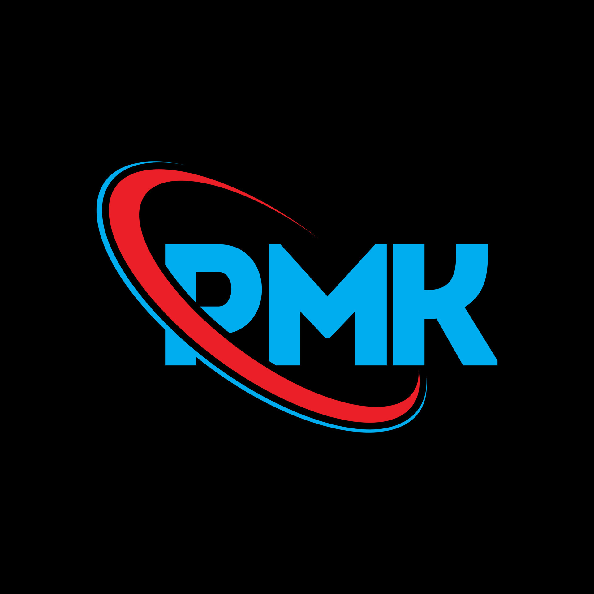 logotipo de pmk. carta pmk diseño del logotipo de la letra pmk