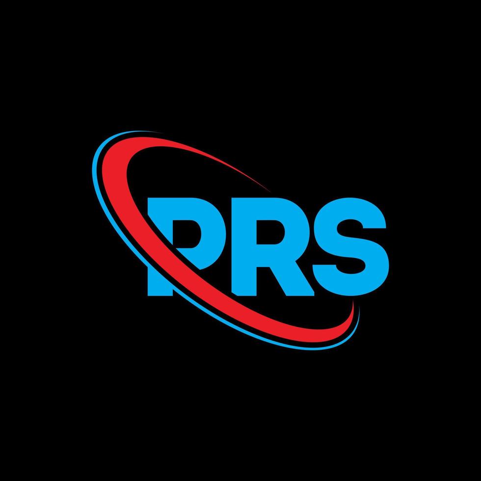 PRS logo. PRS letter. PRS letter logo design. Initials PRS logo linked with circle and uppercase monogram logo. PRS typography for technology, business and real estate brand. vector