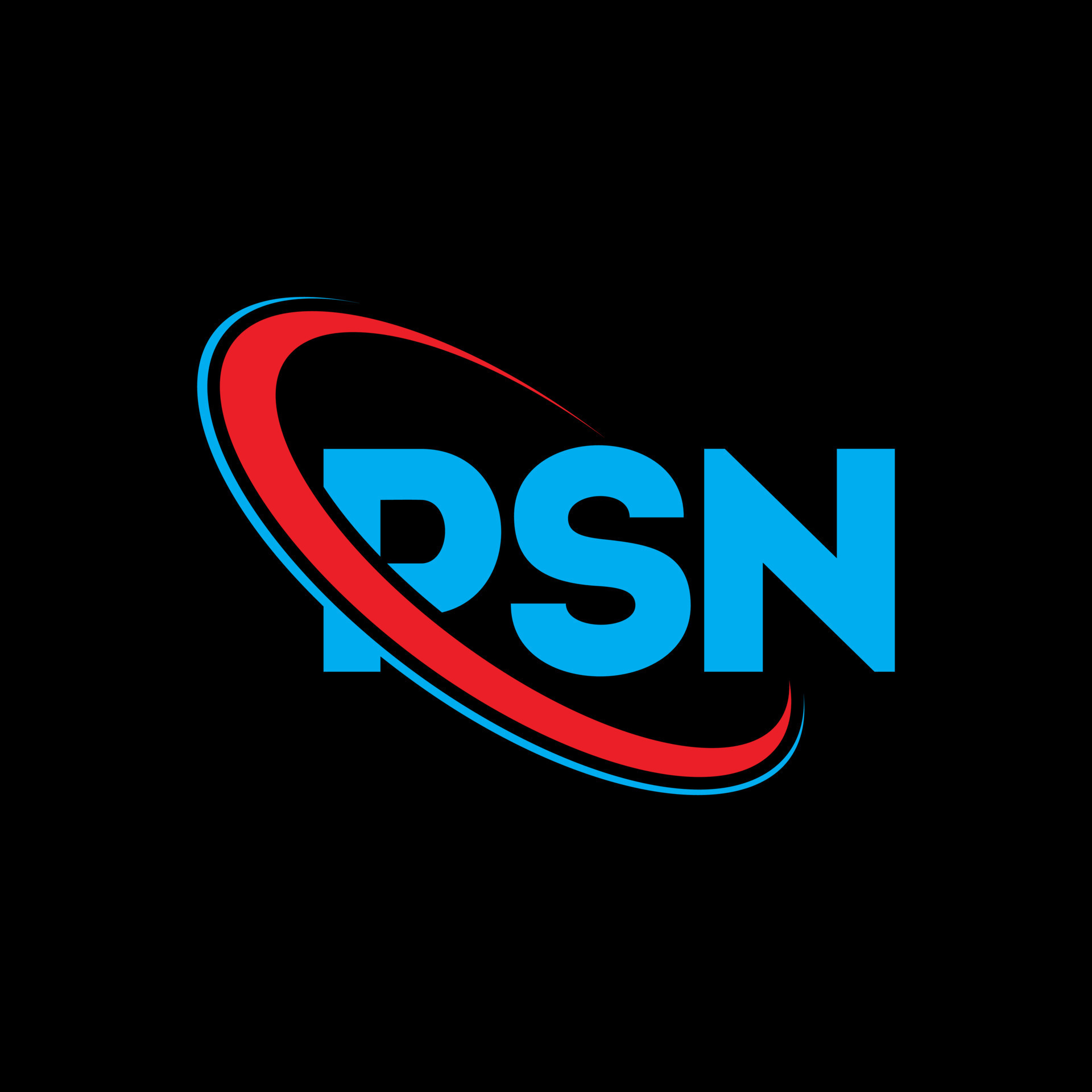 PSN logo. PSN letter. PSN letter logo design. Initials PSN logo linked