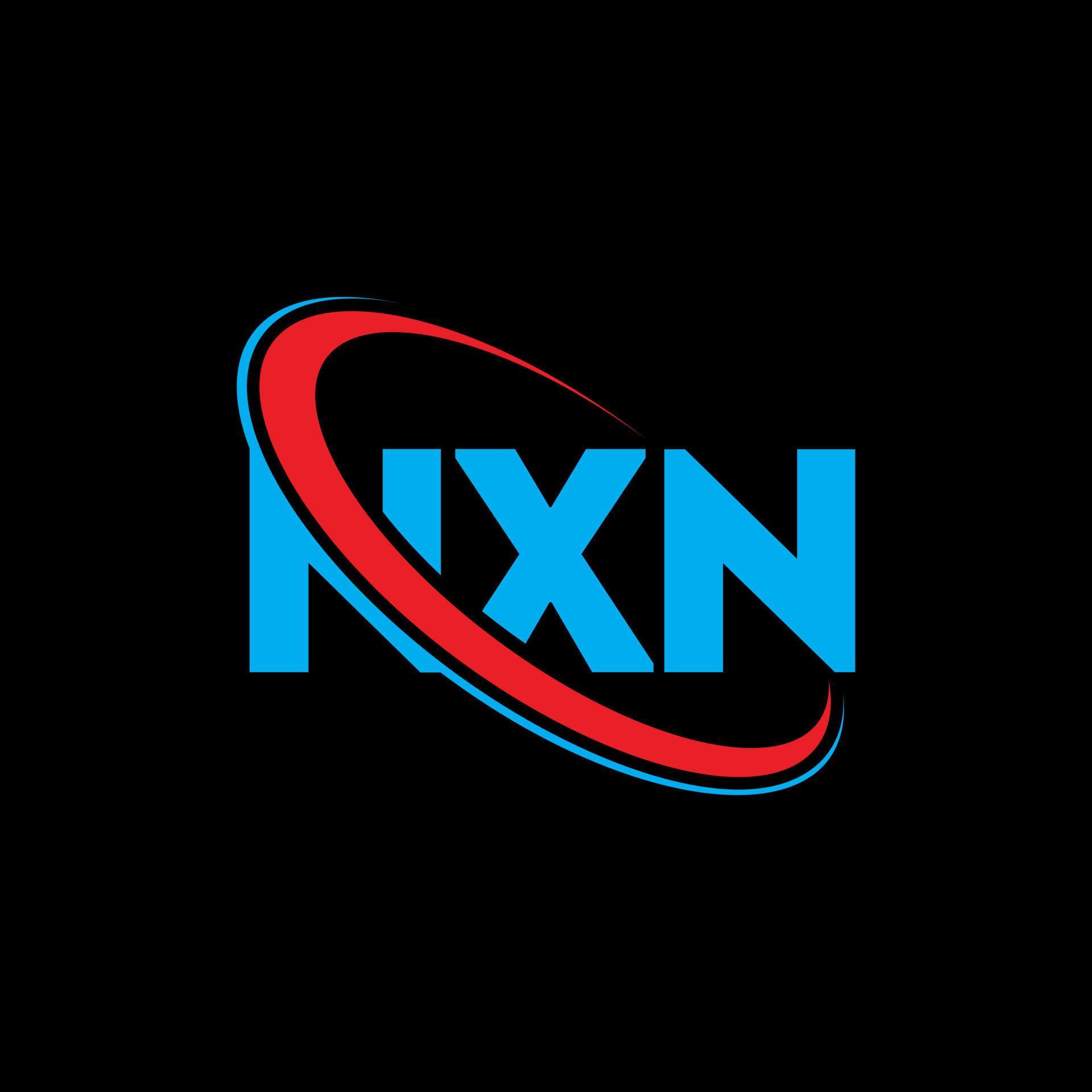 logotipo de nxn. letra nxn. diseño del logotipo de la letra nxn
