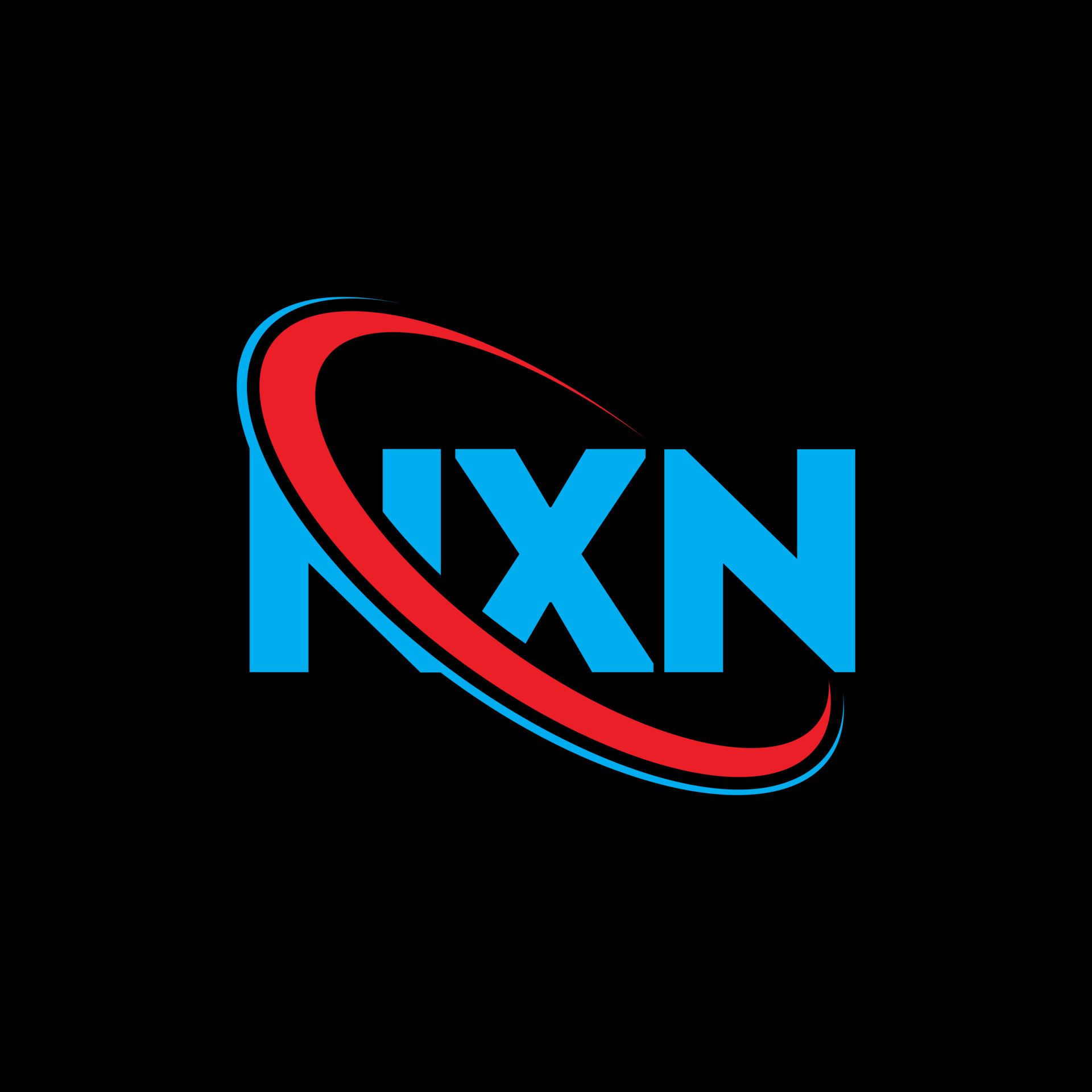 logotipo de nxn. letra nxn. diseño del logotipo de la letra nxn
