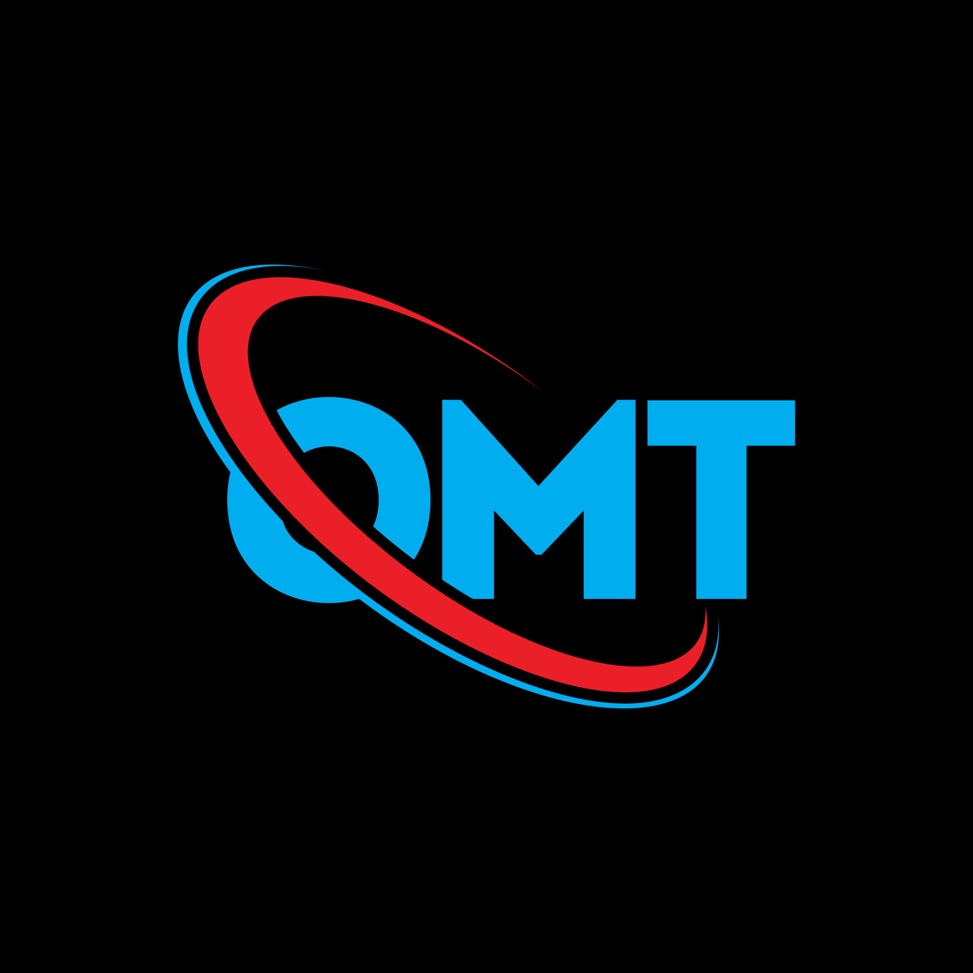 logotipo de OMT. letra omt. diseño del logotipo de la letra omt