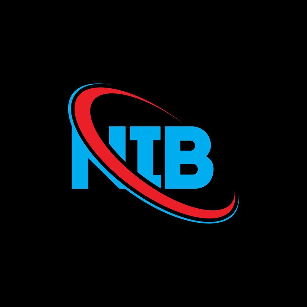 NIB logo. NIB letter. NIB letter logo design. Initials NIB logo linked with circle and uppercase monogram logo. NIB typography for technology, business and real estate brand. vector