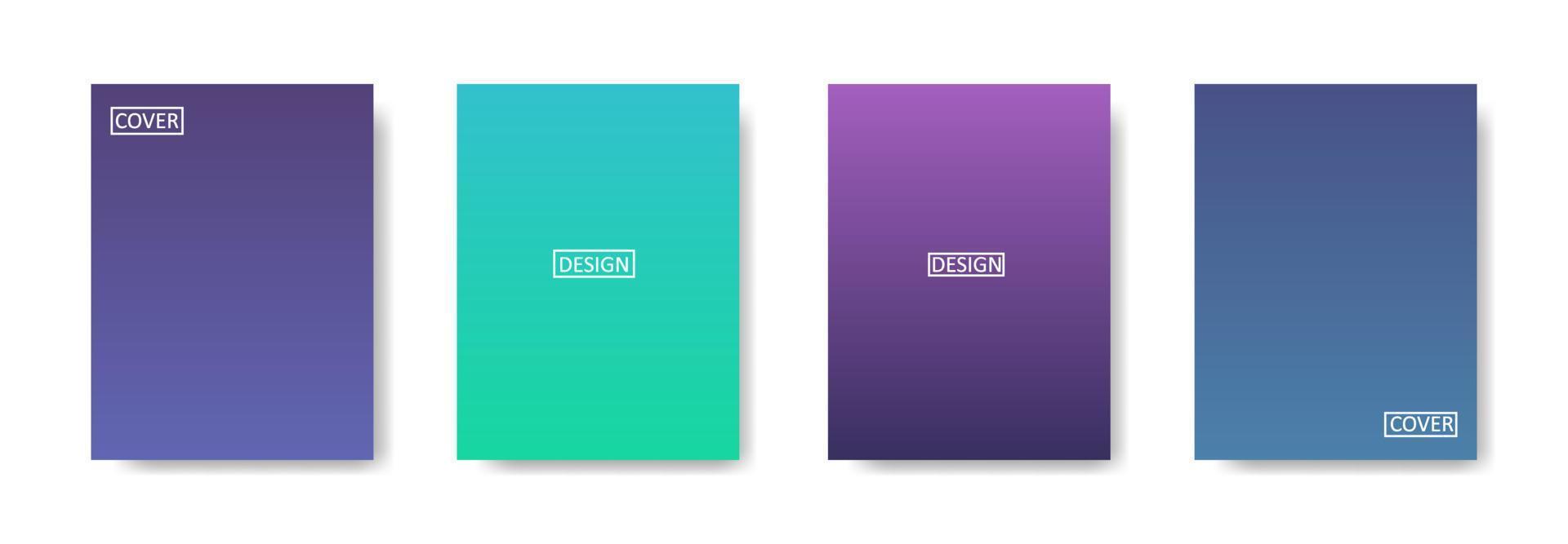 beautiful gradation colorful background for flyer poster cover vector