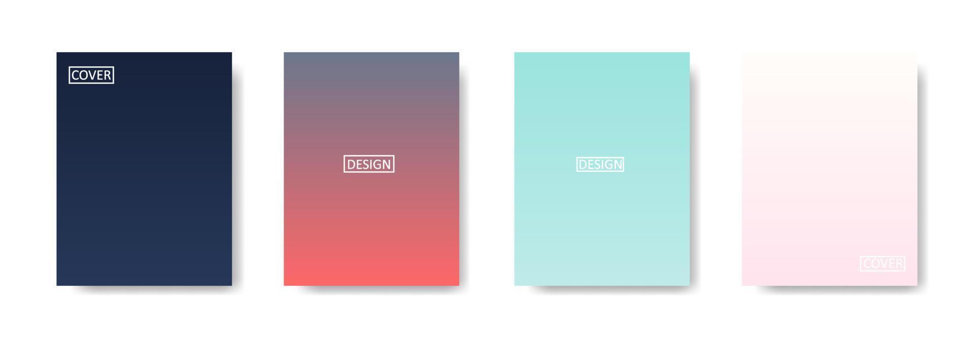 beautiful gradation colorful background for flyer poster cover vector