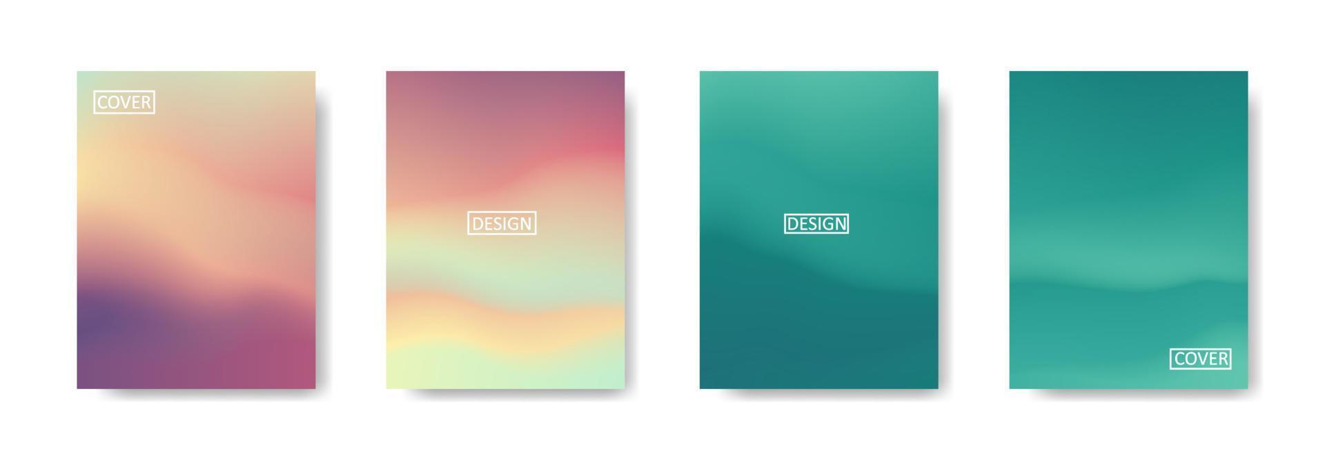 beautiful gradation colorful background for flyer poster cover vector