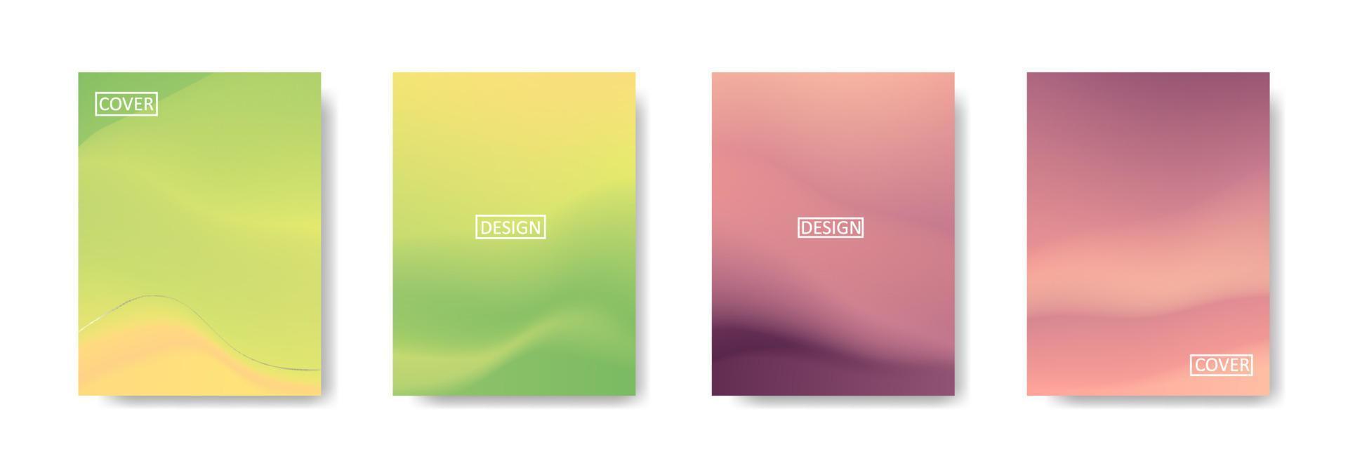 beautiful gradation colorful background for flyer poster cover vector