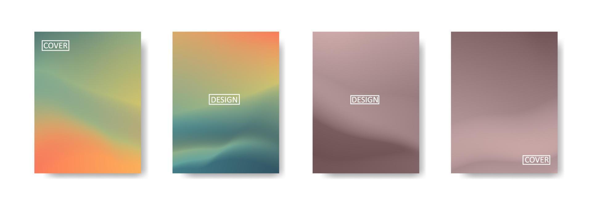 beautiful gradation colorful background for flyer poster cover vector