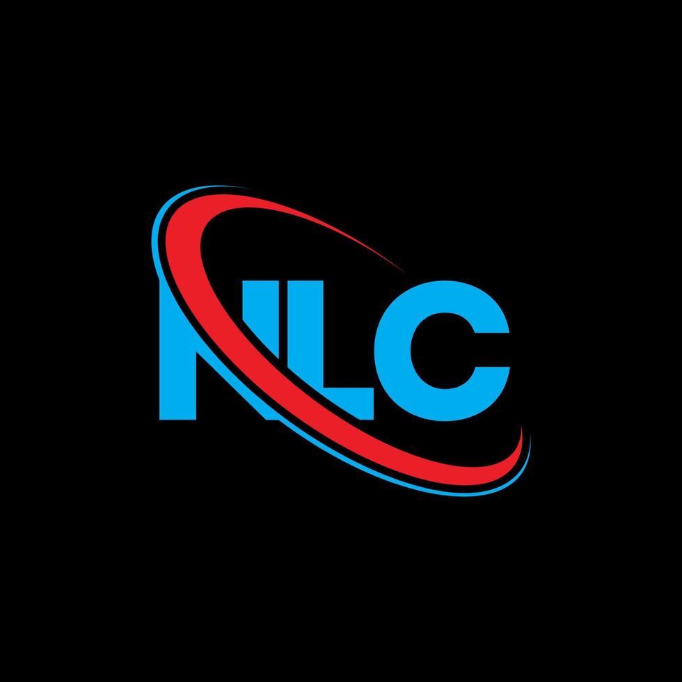 logotipo de nlc. carta nlc. diseño del logotipo de la letra nlc