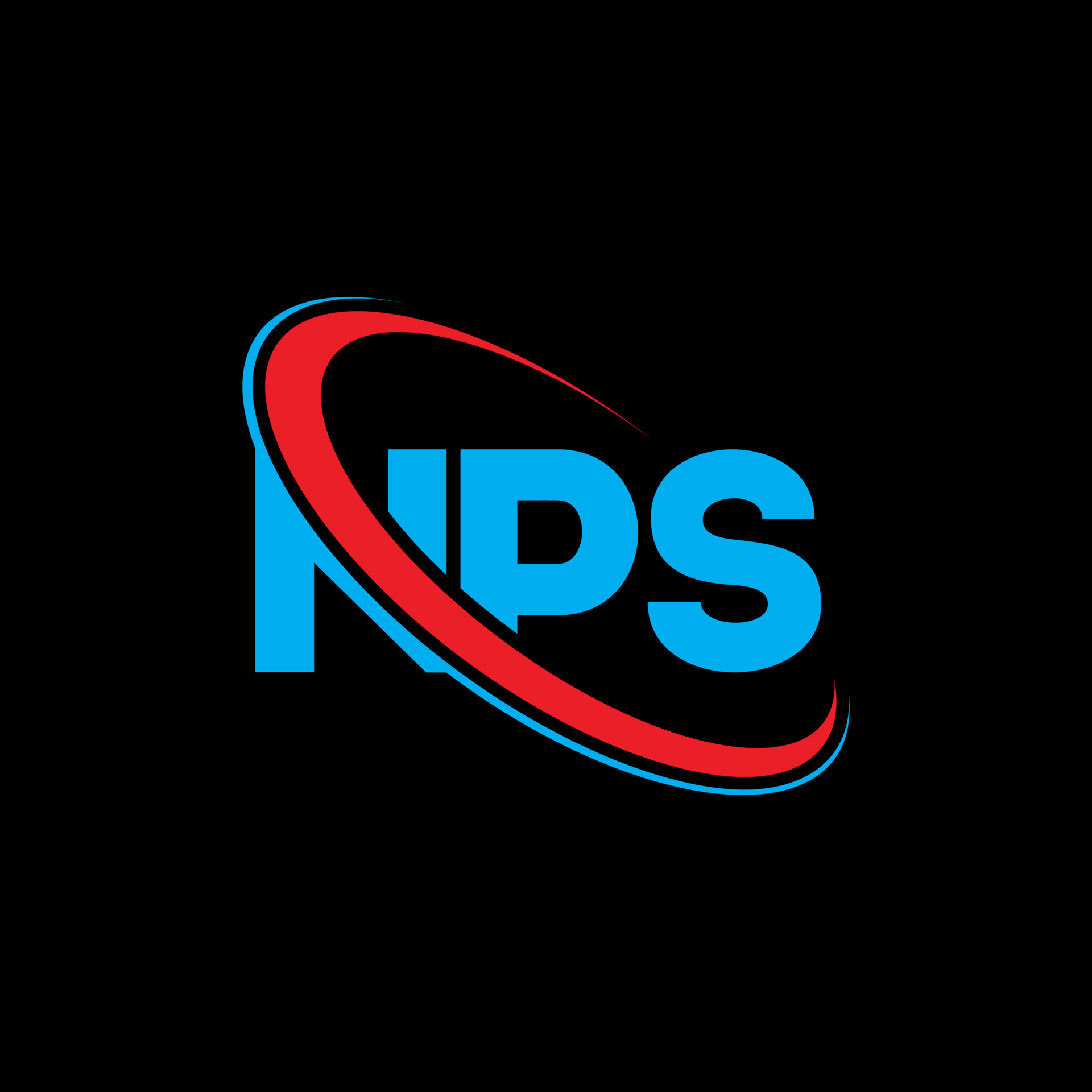 logotipo de NPS. letra nps. diseño del logotipo de la letra nps