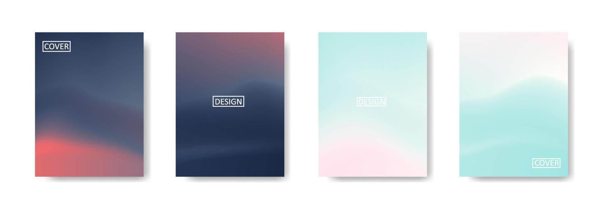 beautiful gradation colorful background for flyer poster cover vector