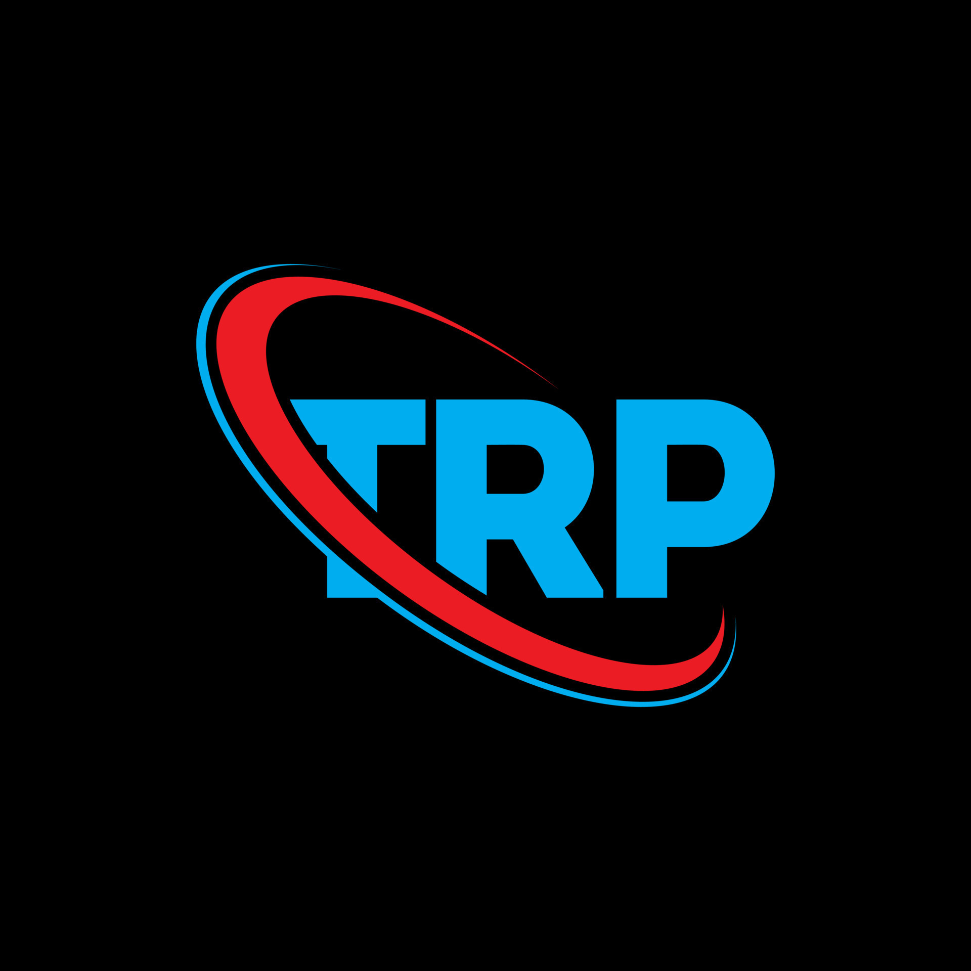 logotipo de trp. carta trp. diseño del logotipo de la letra trp