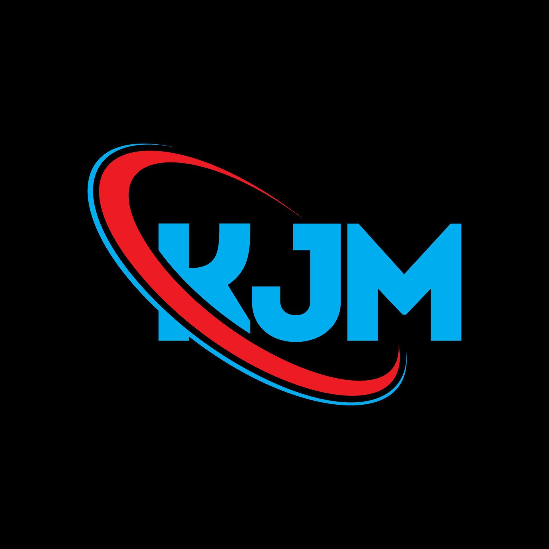 KJM logo. KJM letter. KJM letter logo design. Initials KJM logo linked(03)