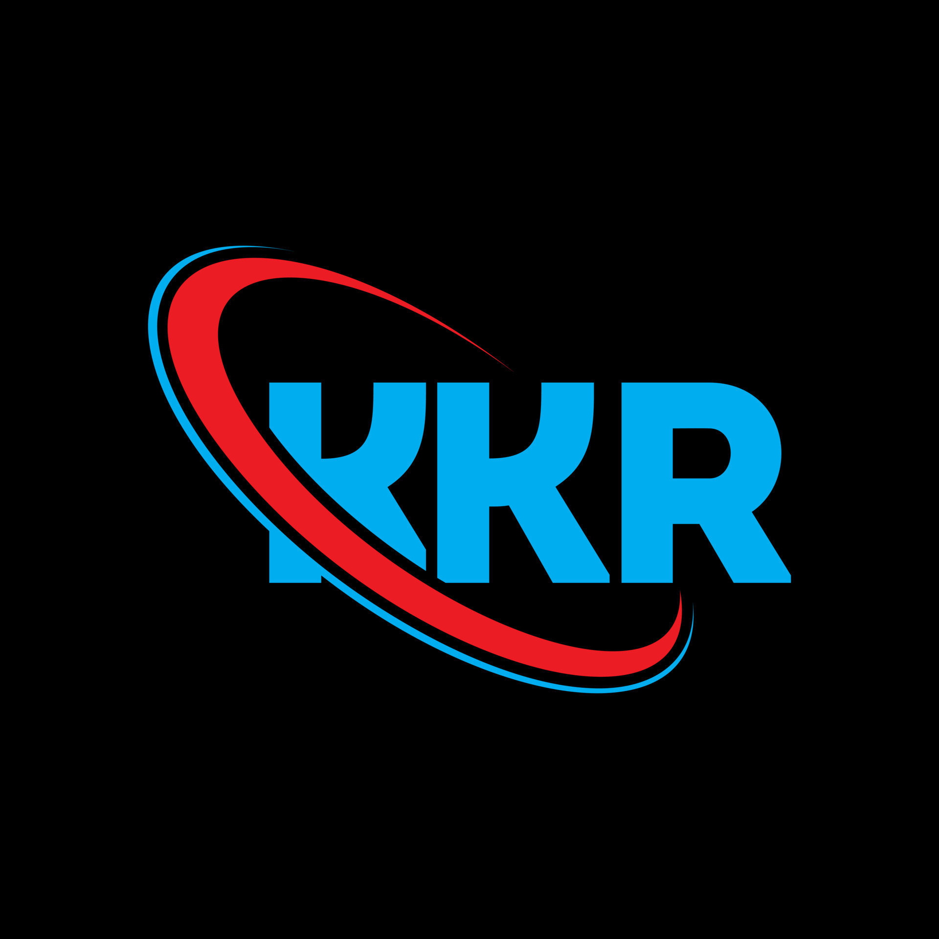 KKR logo. KKR letter. KKR letter logo design. Initials KKR logo linked