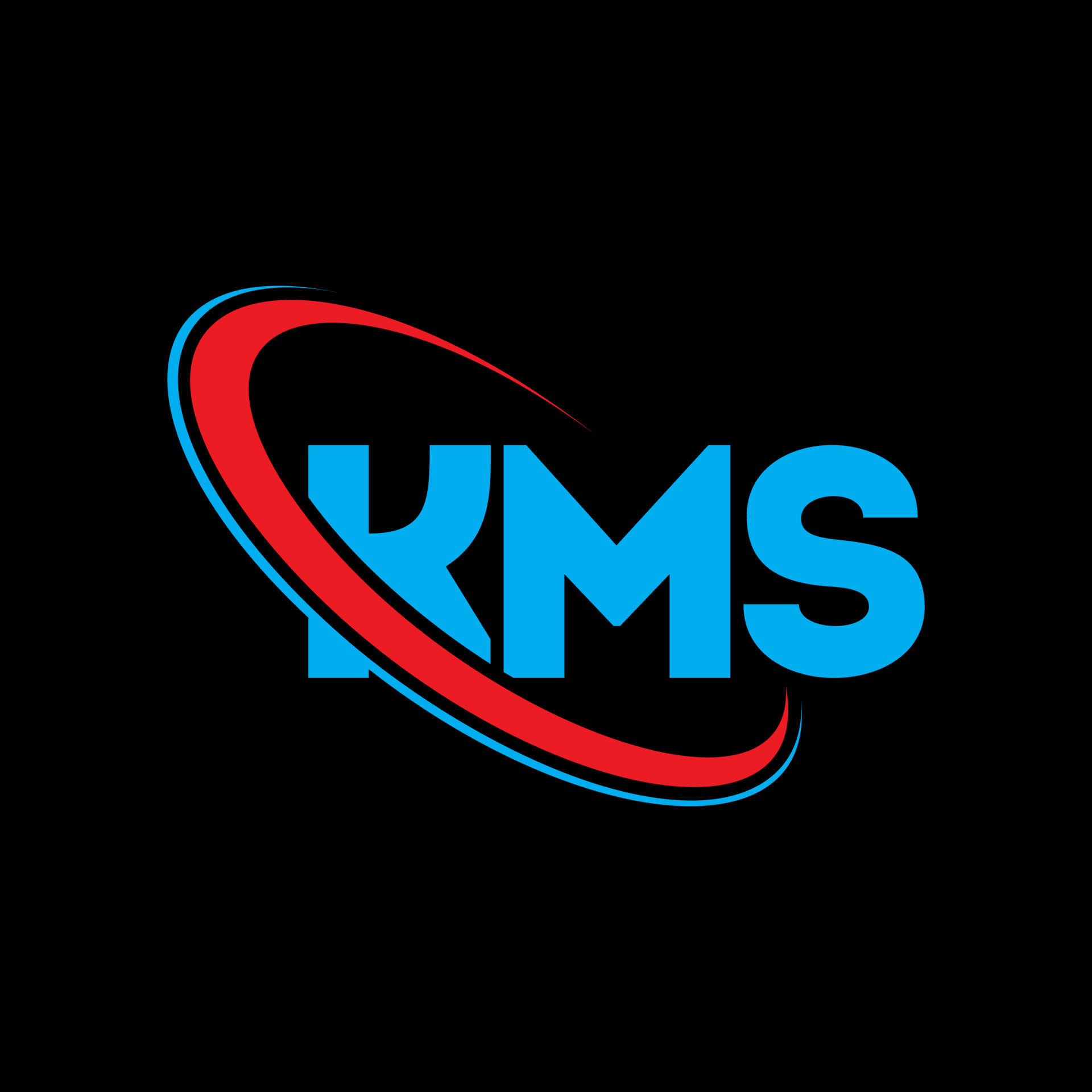 KMS logo. KMS letter. KMS letter logo design. Initials KMS logo linked