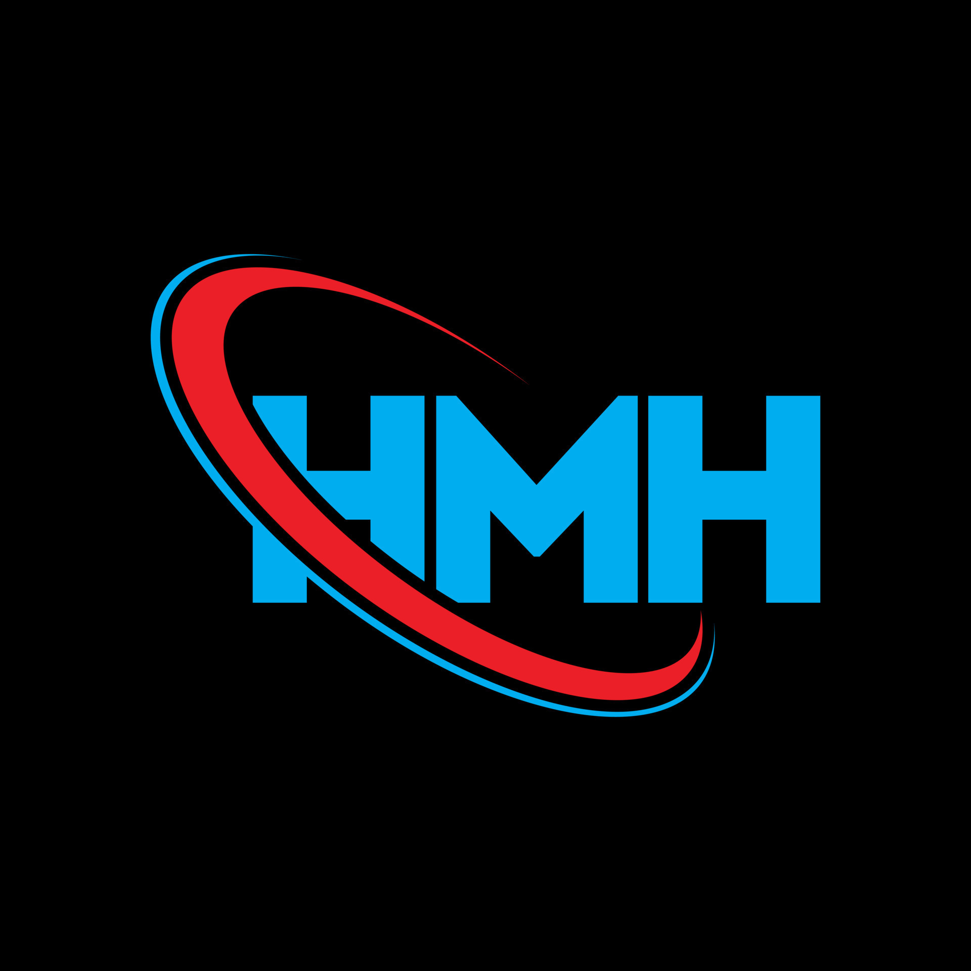 logotipo de hmh. hmm carta. diseño del logotipo de la letra hmh