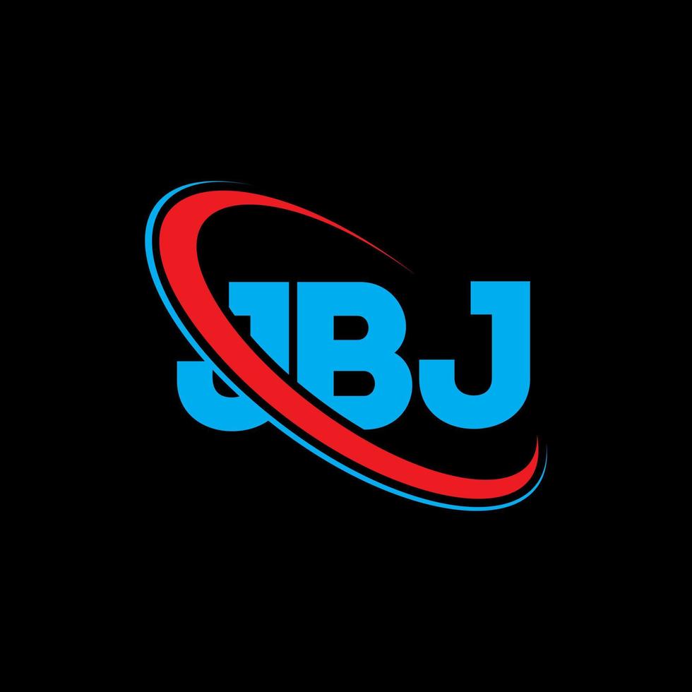 JBJ logo. JBJ letter. JBJ letter logo design. Initials JBJ logo linked with circle and uppercase monogram logo. JBJ typography for technology, business and real estate brand. vector