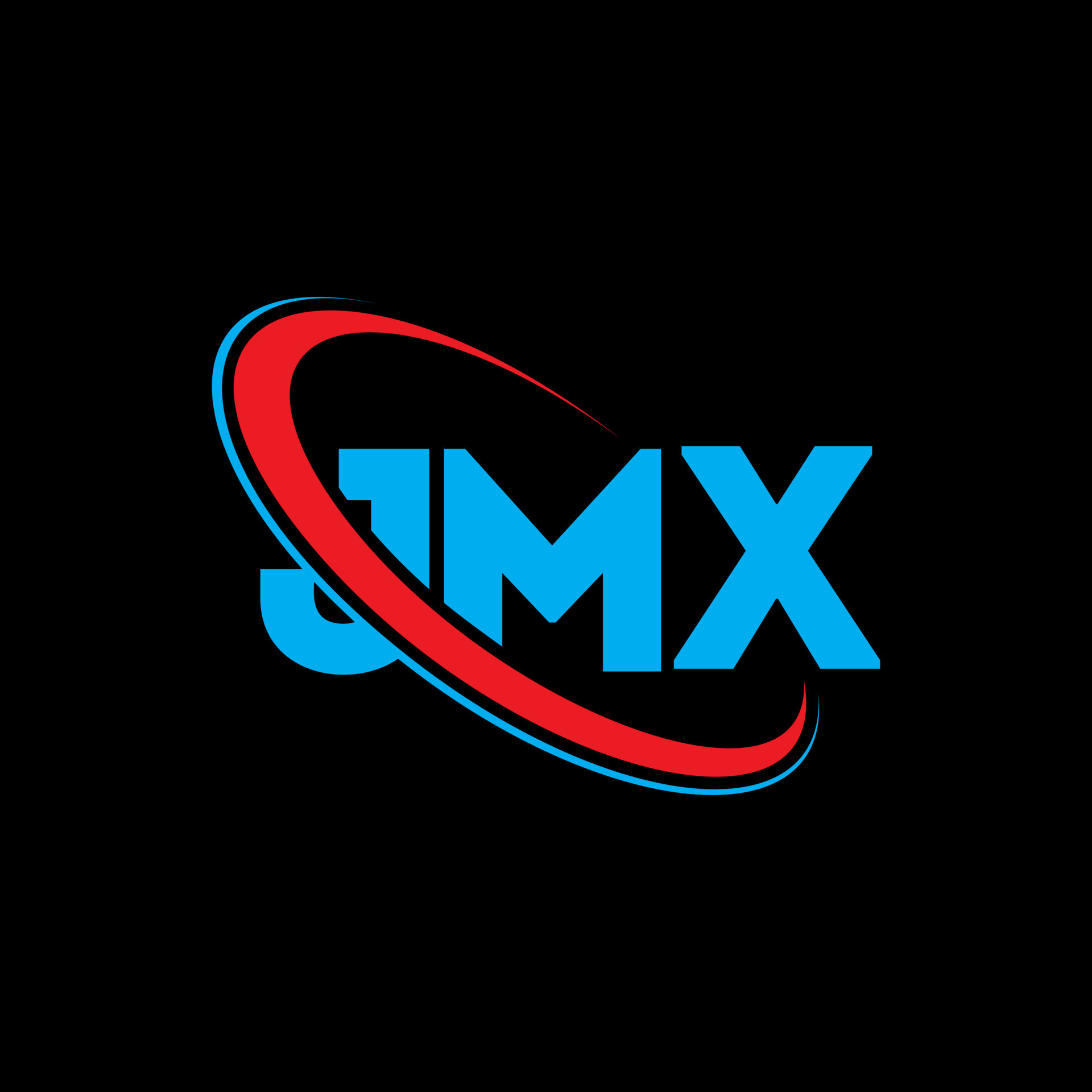 JMX logo. JMX letter. JMX letter logo design. Initials JMX logo linked with circle and uppercase