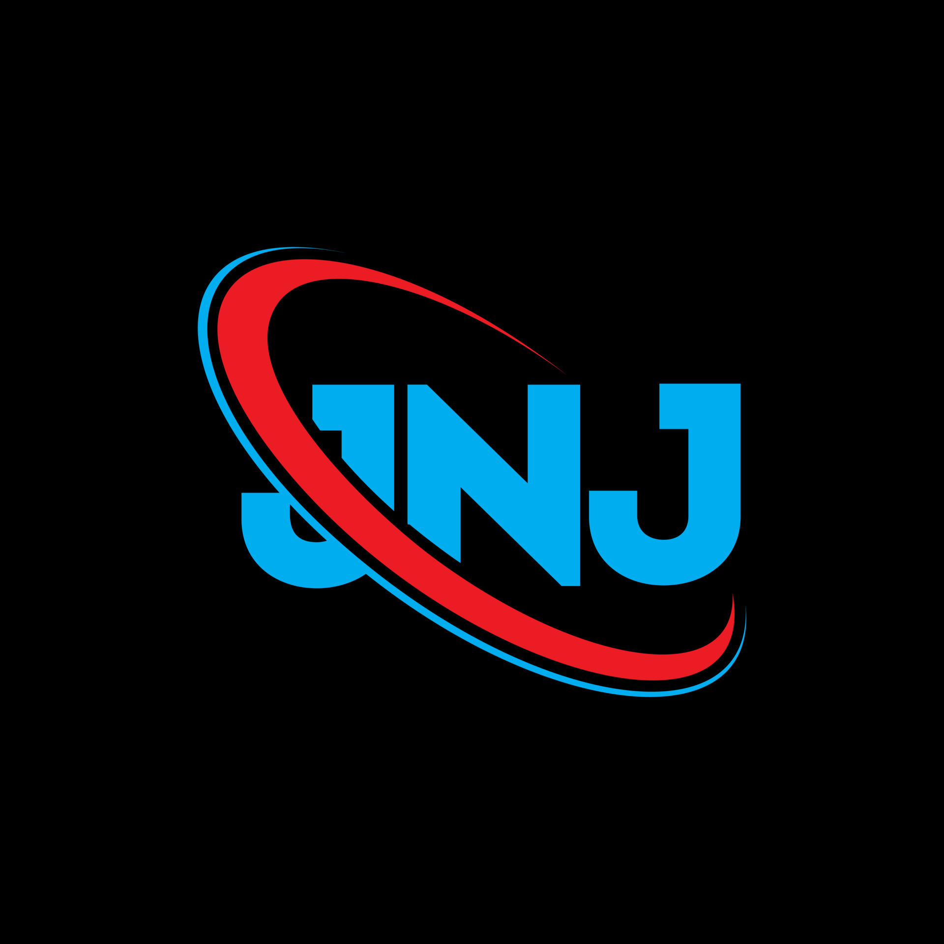 JNJ logo. JNJ letter. JNJ letter logo design. Initials JNJ logo linked