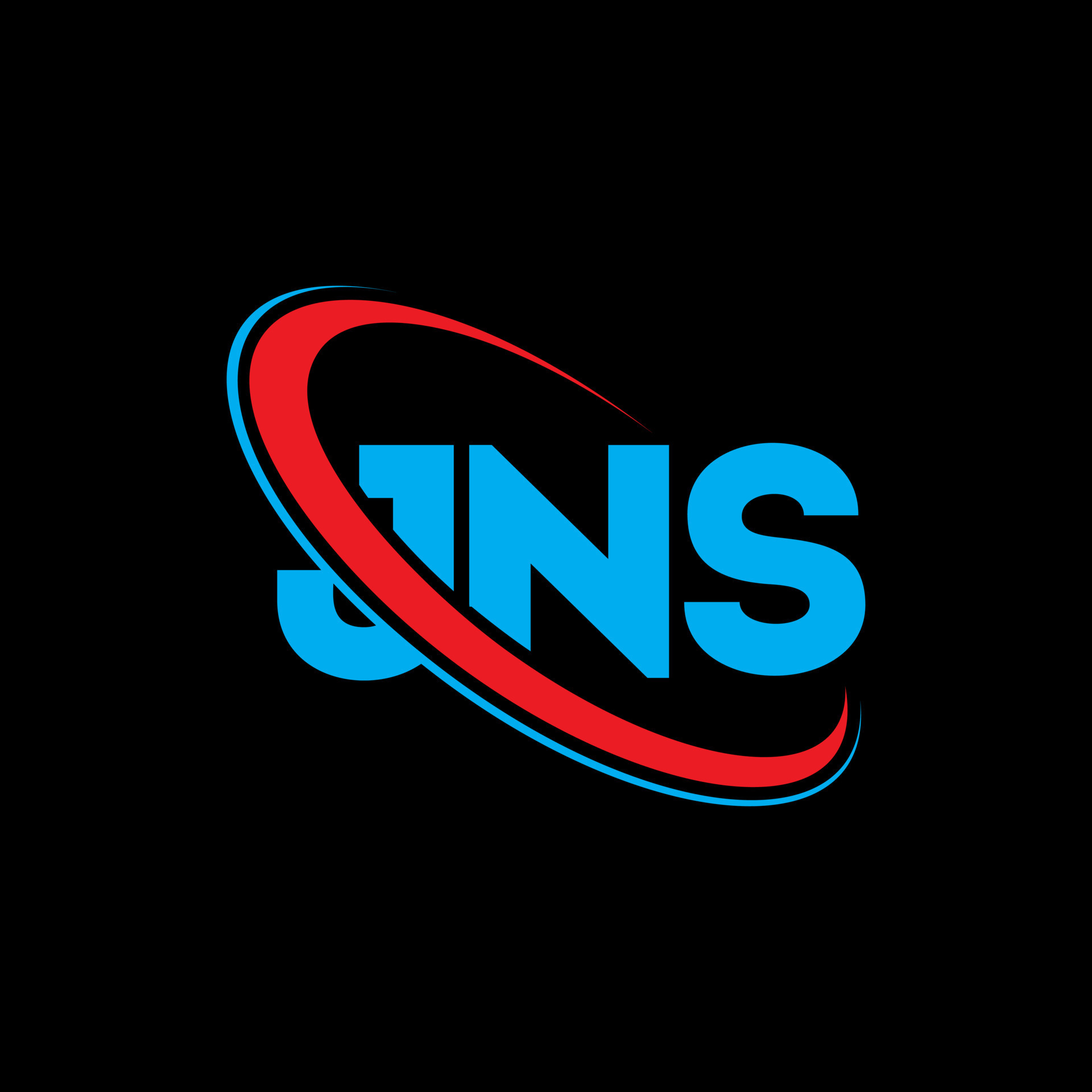 logotipo jns. carta jns. diseño del logotipo de la letra jns. logotipo