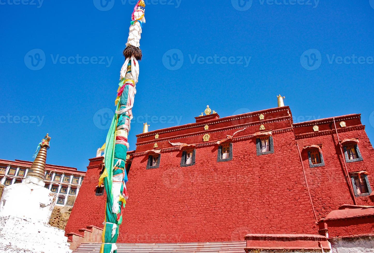 Ganden Monastery, Tibet photo
