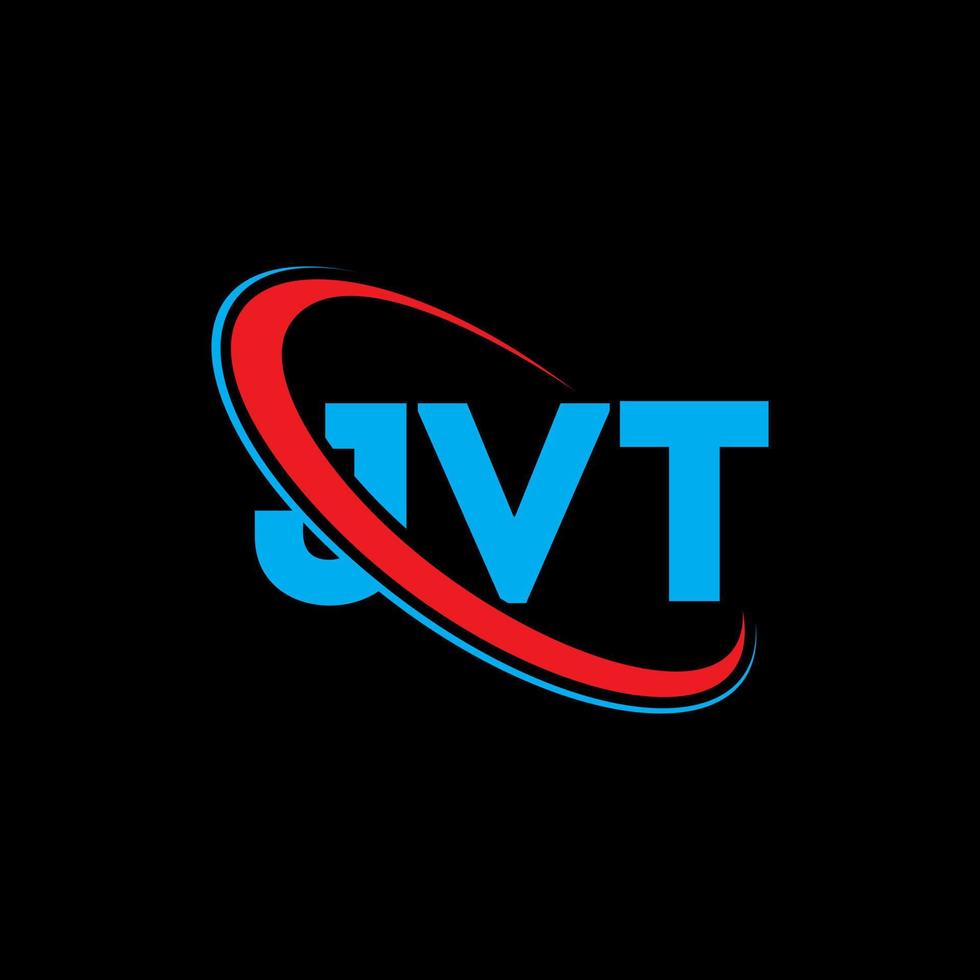 JVT logo. JVT letter. JVT letter logo design. Initials JVT logo linked with circle and uppercase monogram logo. JVT typography for technology, business and real estate brand. vector