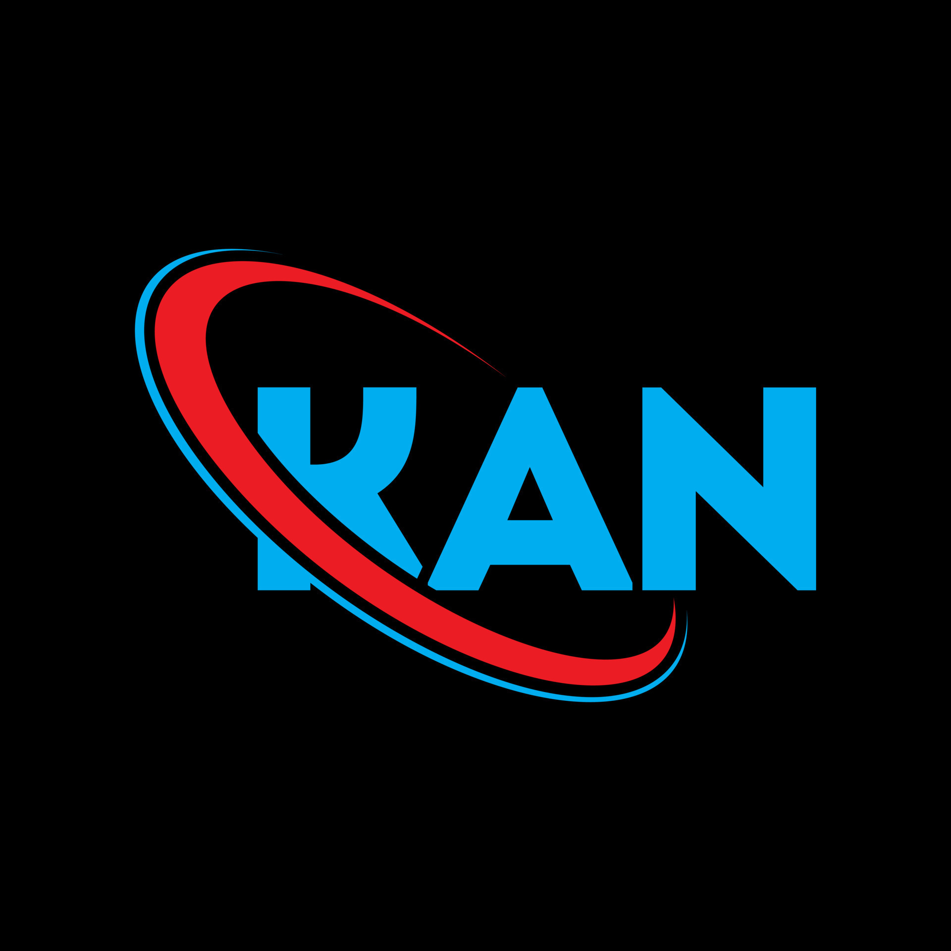 logotipo de kan. letra can. diseño del logotipo de la letra kan