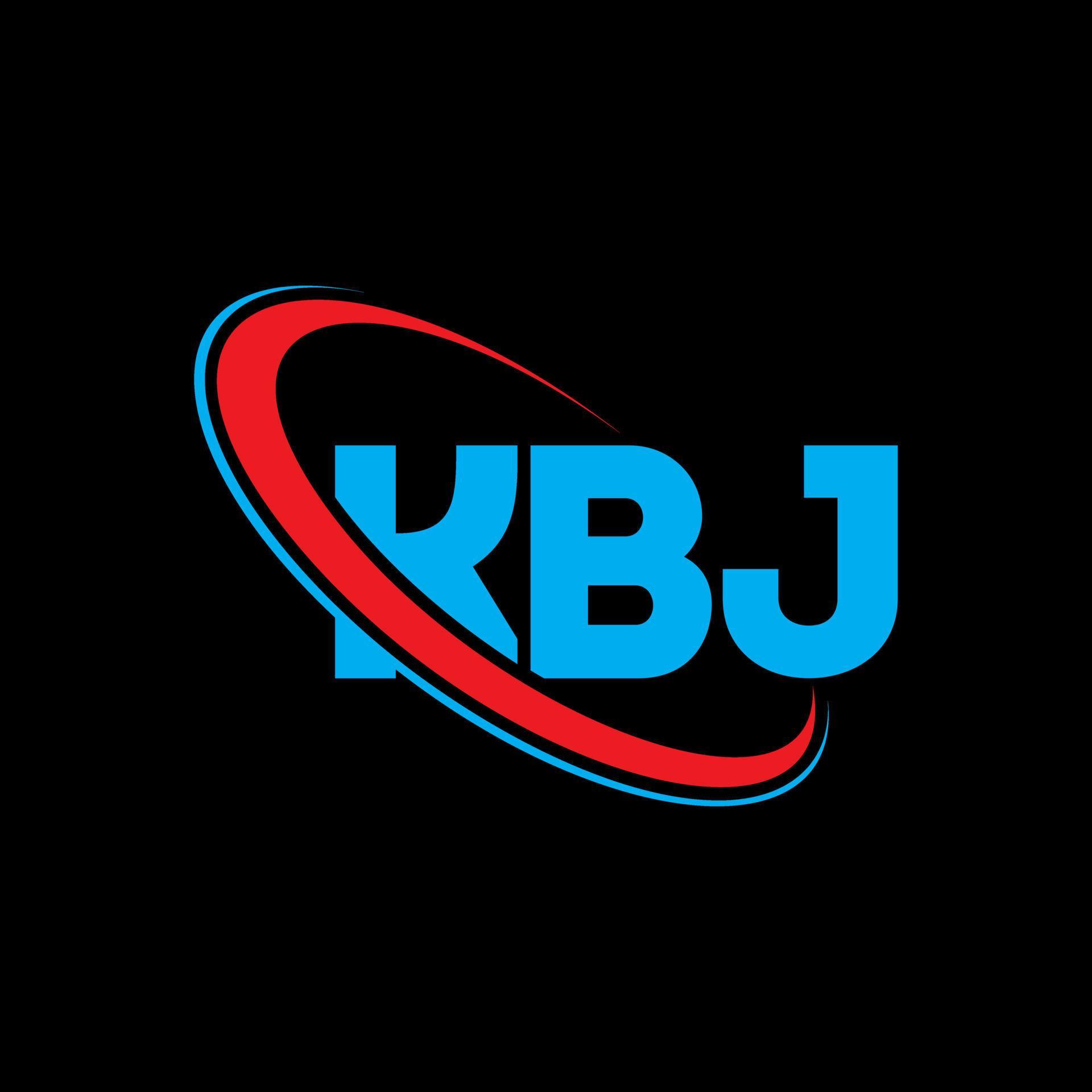 KBJ logo. KBJ letter. KBJ letter logo design. Initials KBJ logo linked