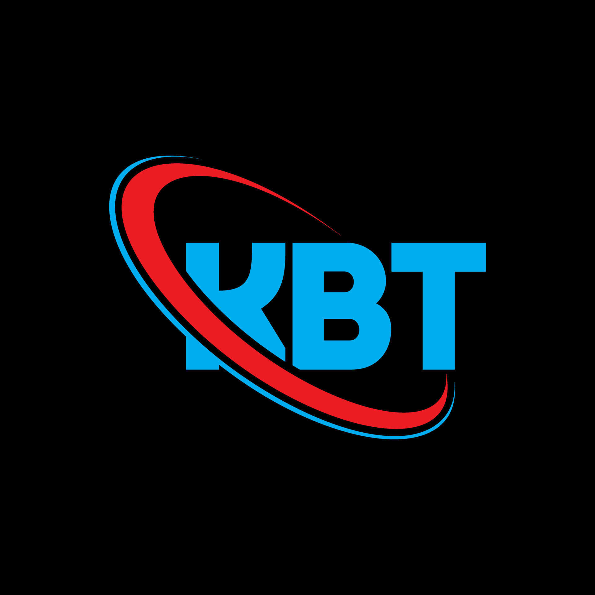 logotipo de kbt. carta kbt. diseño del logotipo de la letra kbt ...