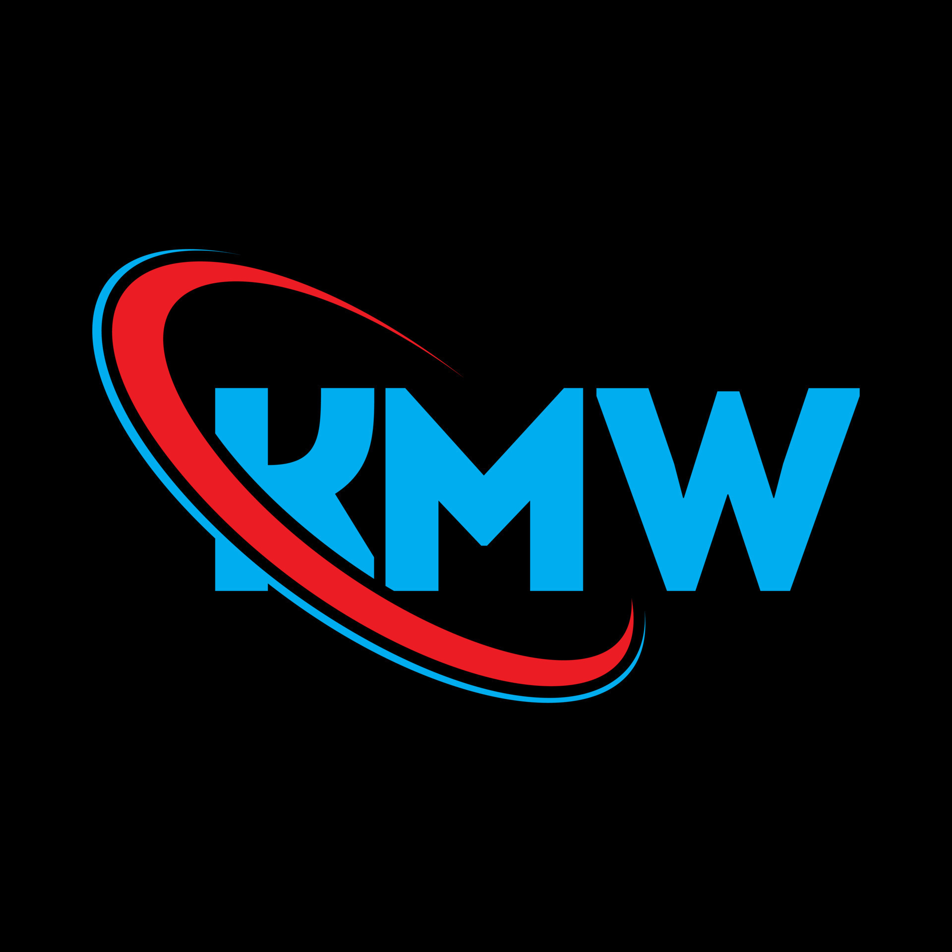 logotipo de kmw. letra kmw. diseño del logotipo de la letra kmw